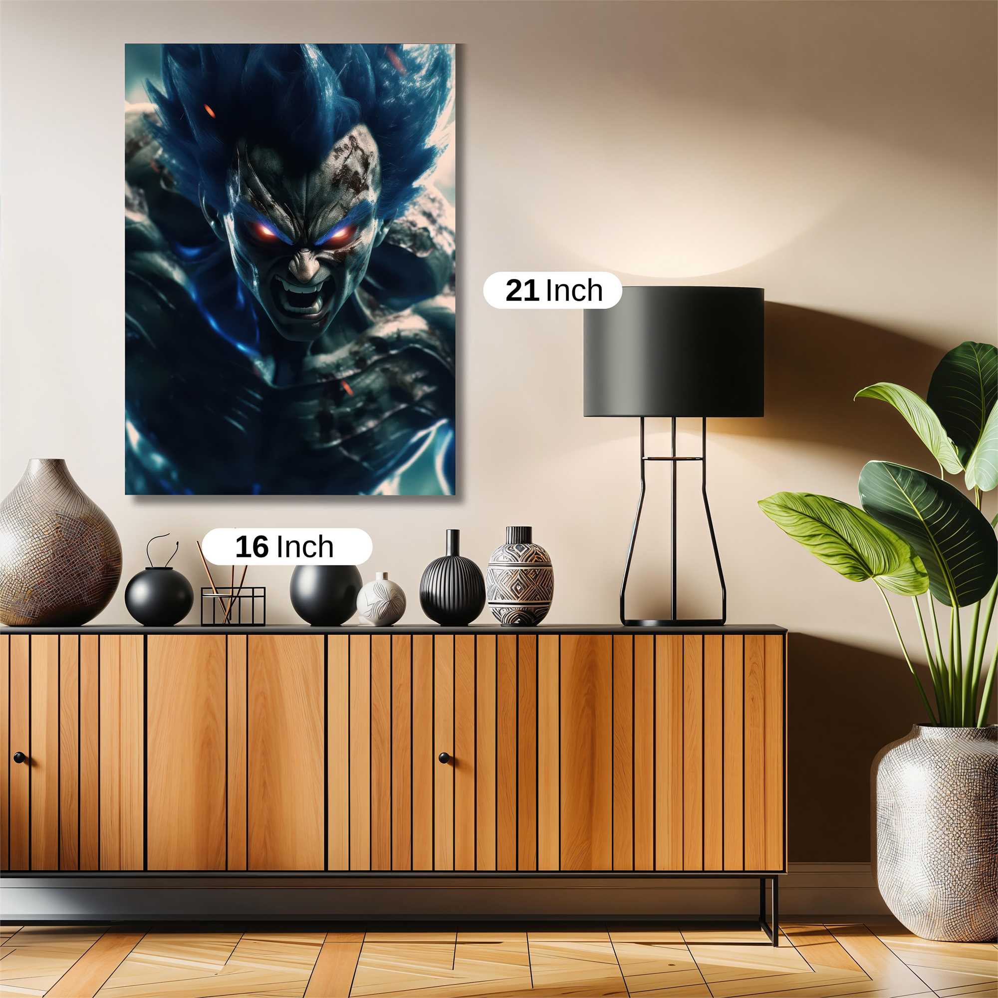 Vegeta Vengeful Safe Wall Magnetic / M