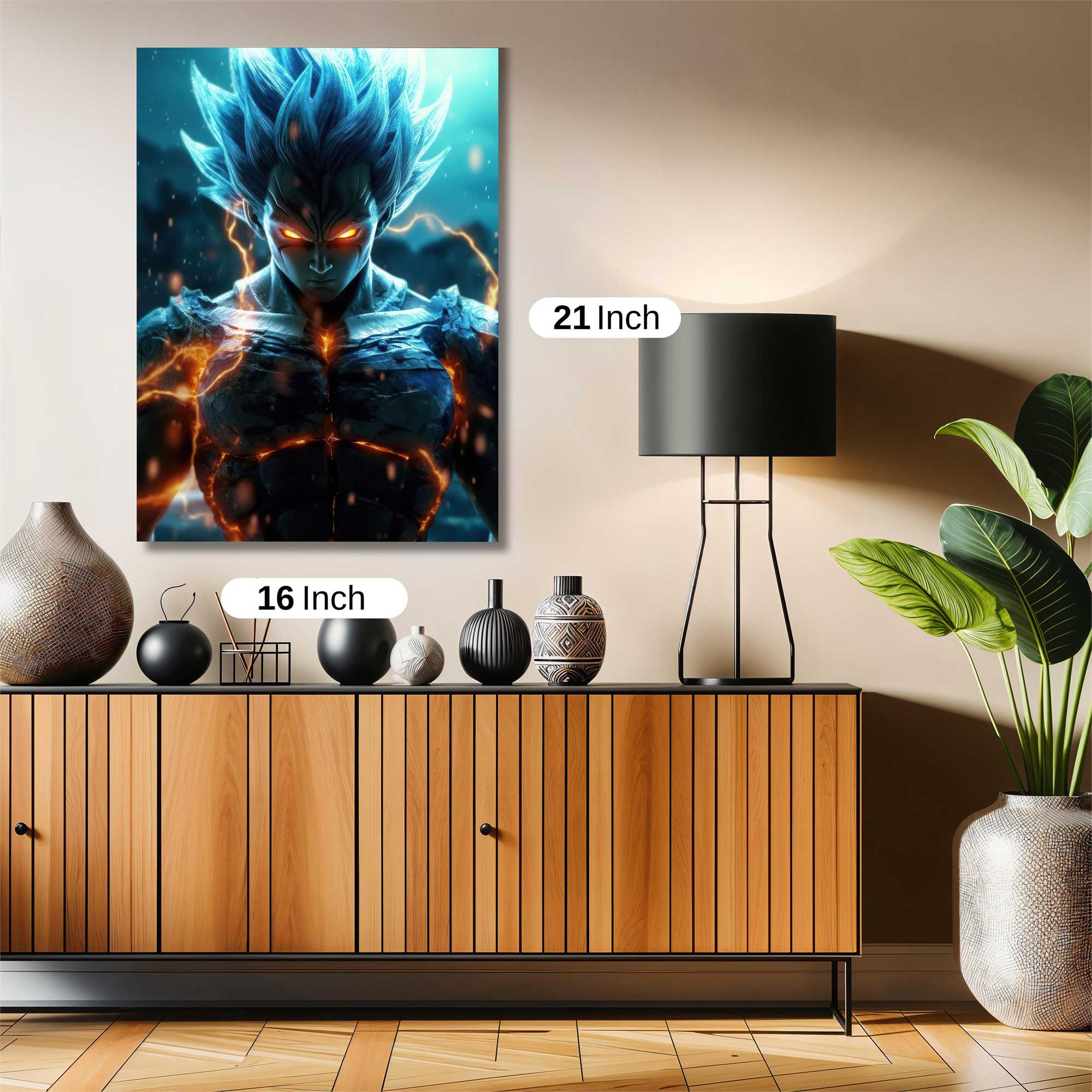 Vegeta Volcanic Safe Wall Magnetic / M