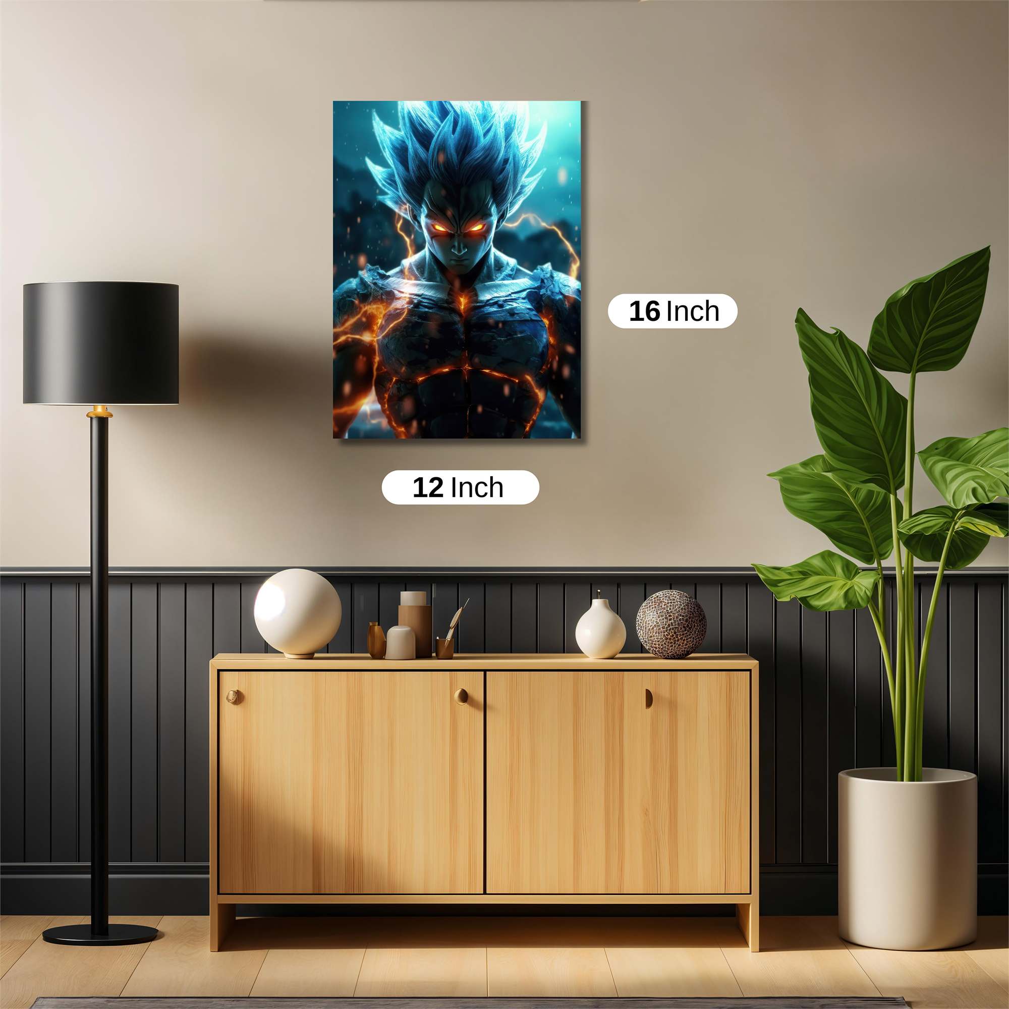 Vegeta Volcanic Safe Wall Magnetic / M