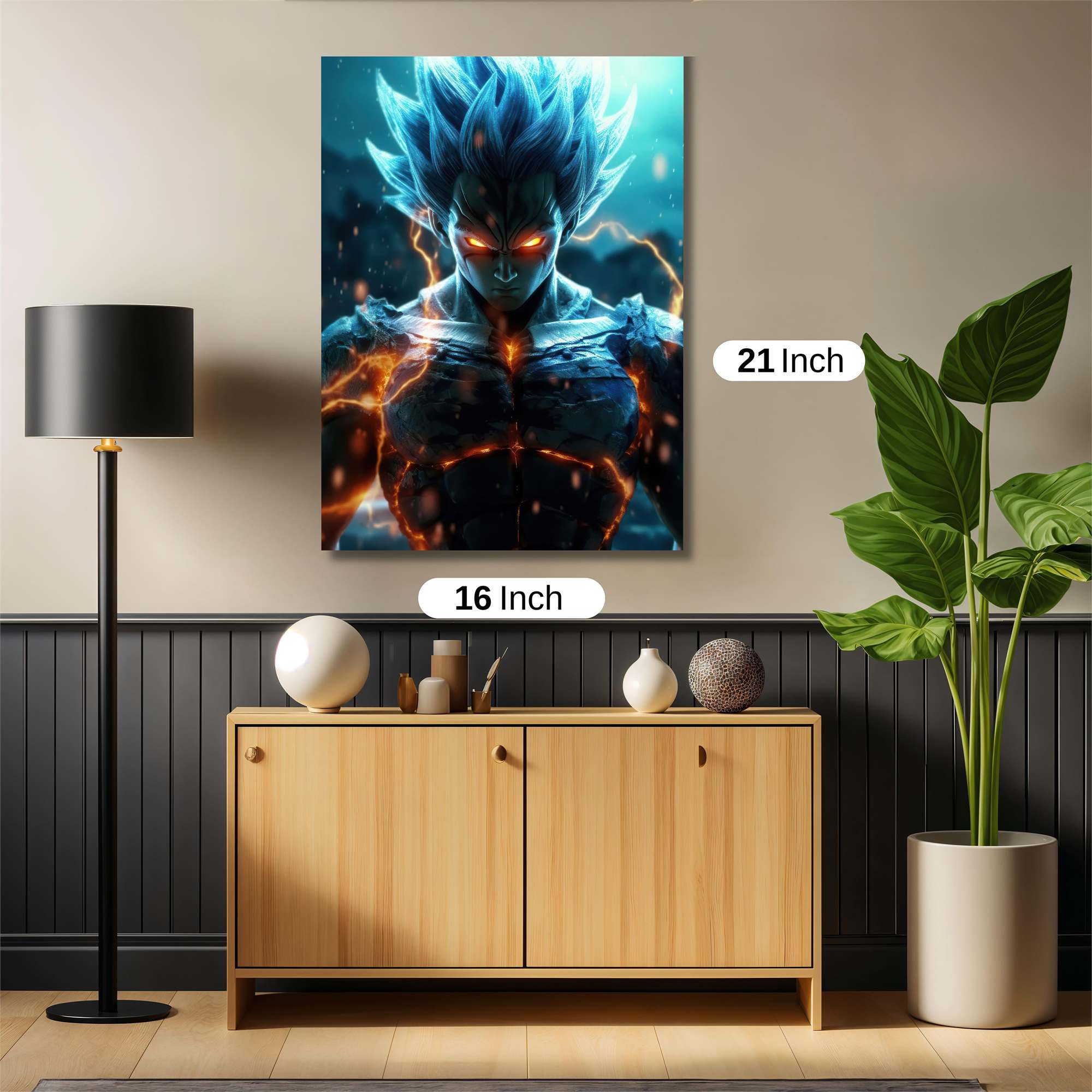 Vegeta Volcanic Safe Wall Magnetic / M
