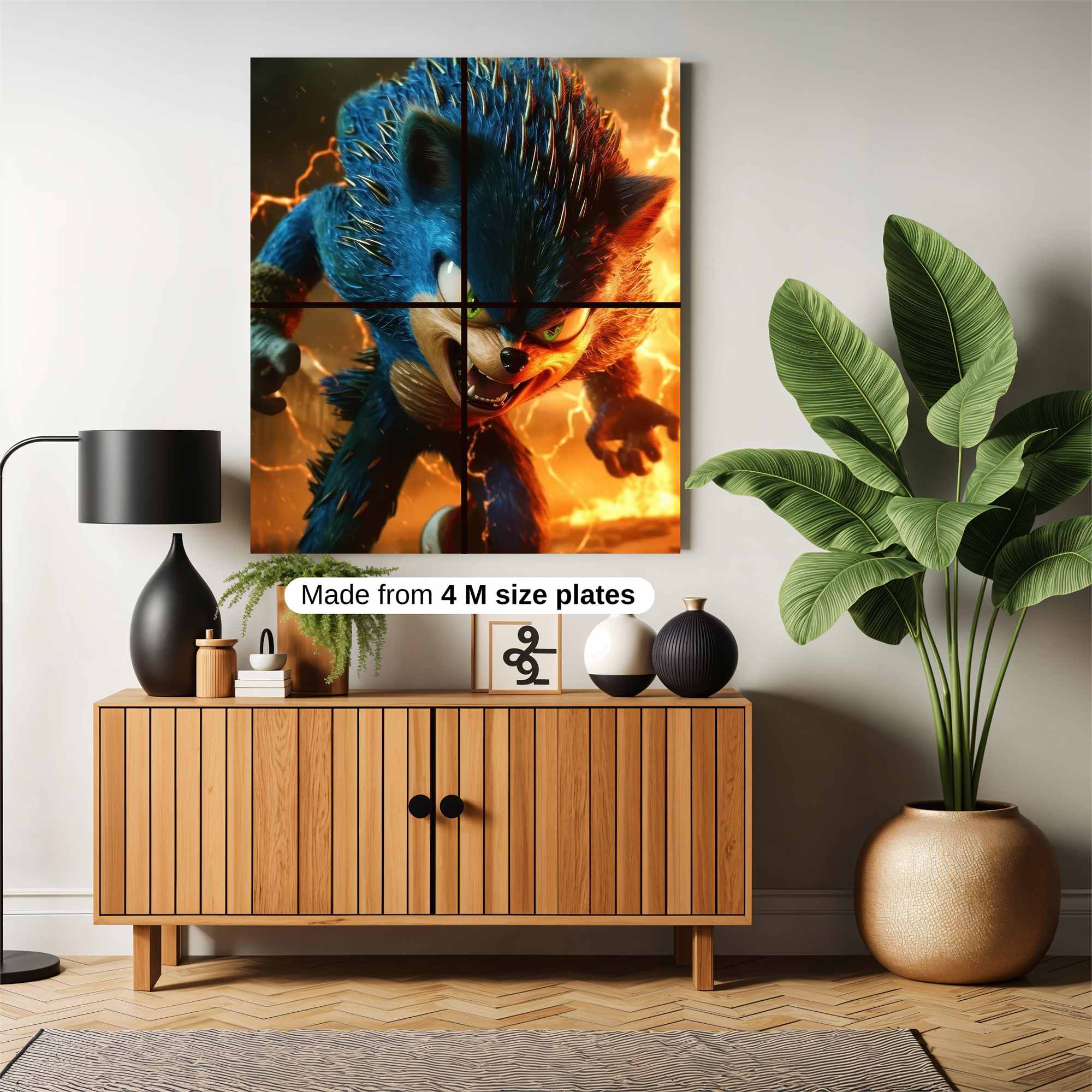 Sonic Fury Safe Wall Magnetic / M