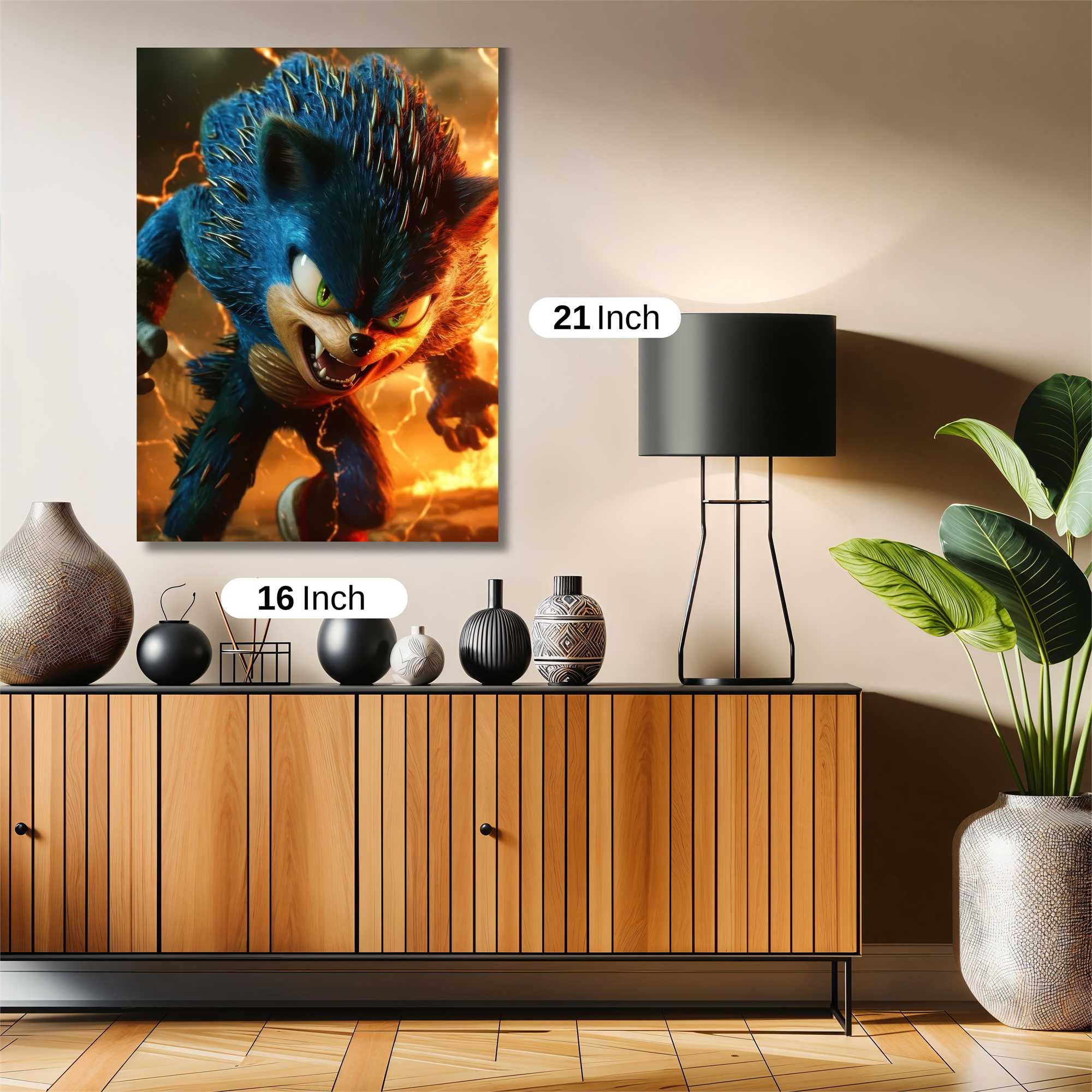 Sonic Fury Safe Wall Magnetic / M