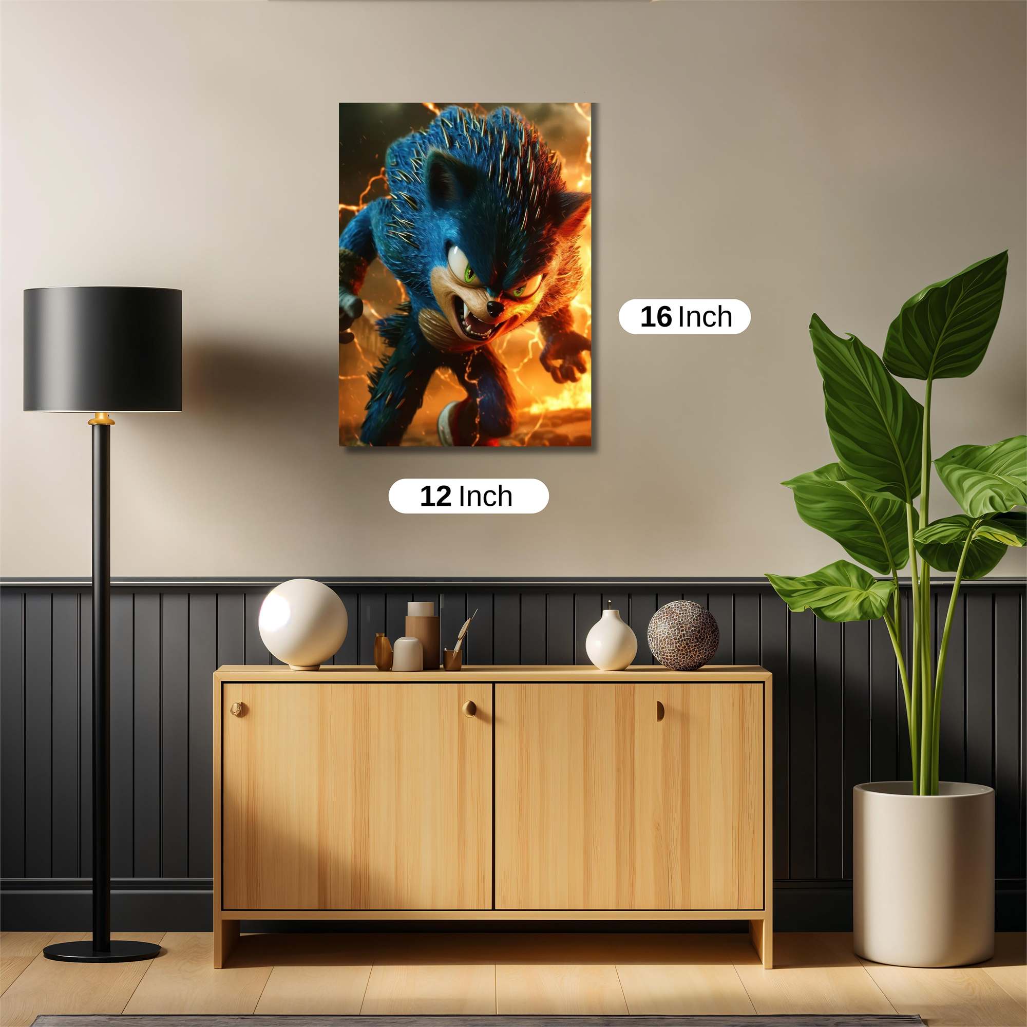 Sonic Fury Safe Wall Magnetic / M