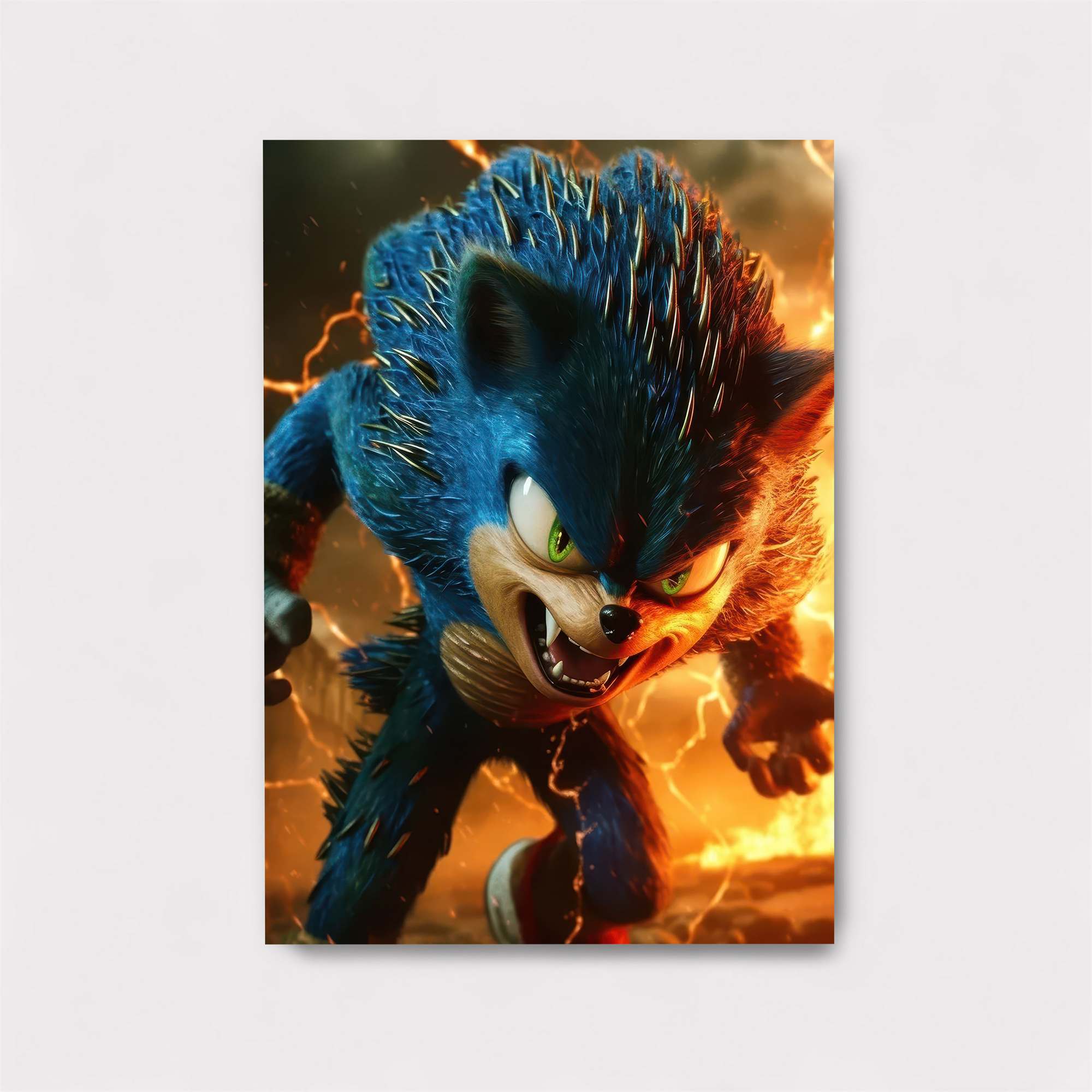 Sonic Fury Safe Wall Magnetic / M