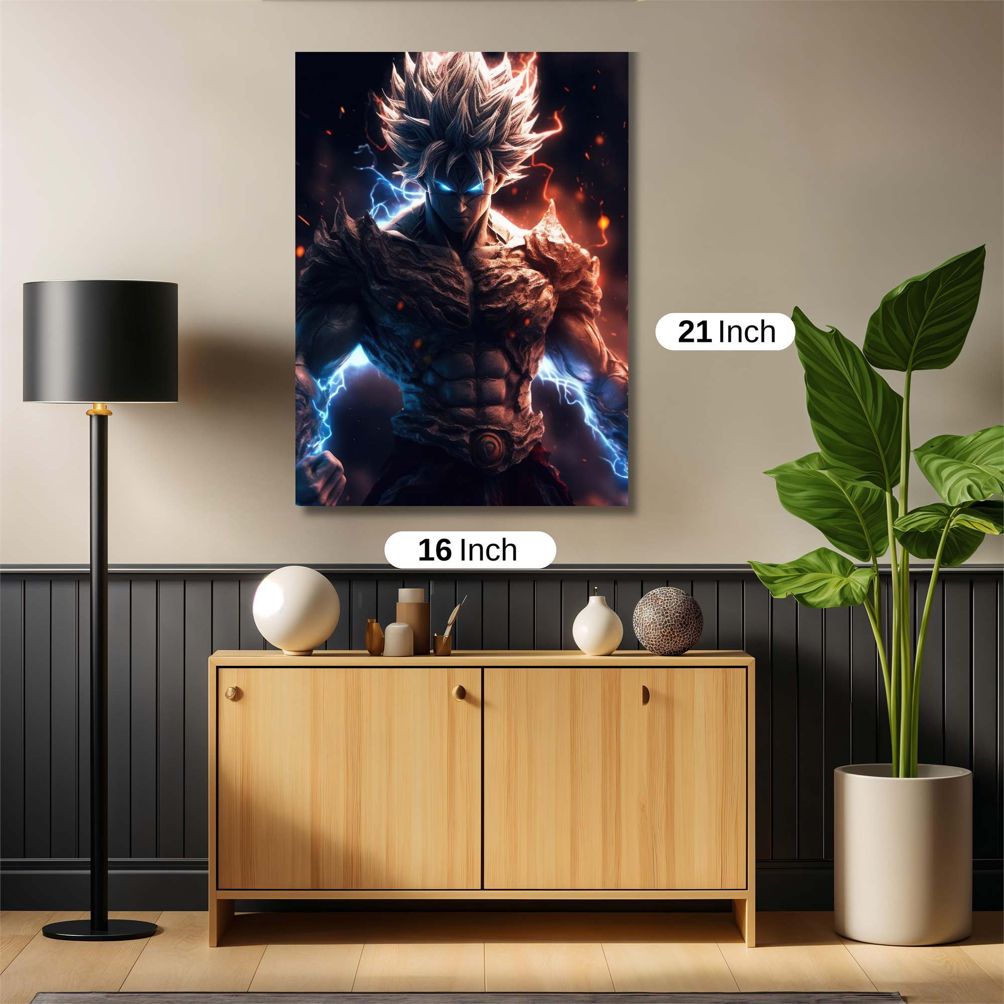 Goku Fierce Safe Wall Magnetic / M