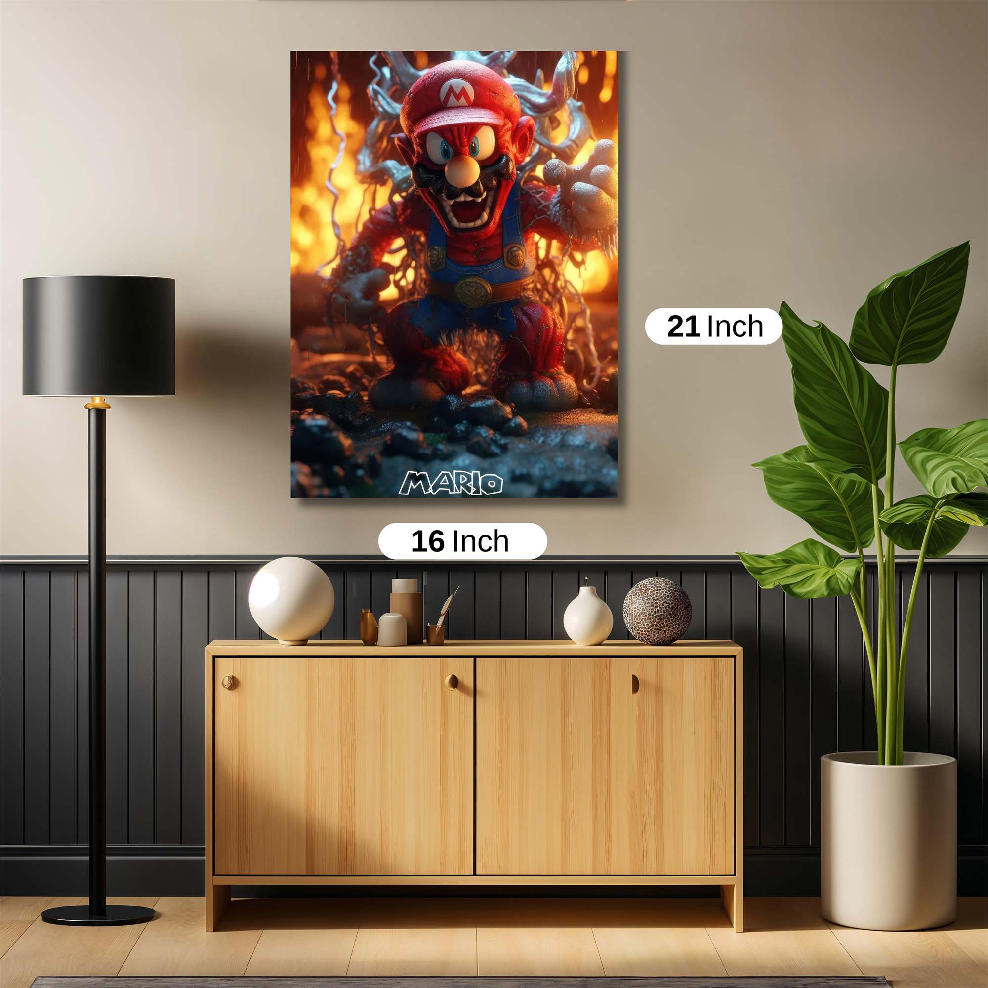 Mario Menace Safe Wall Magnetic / M