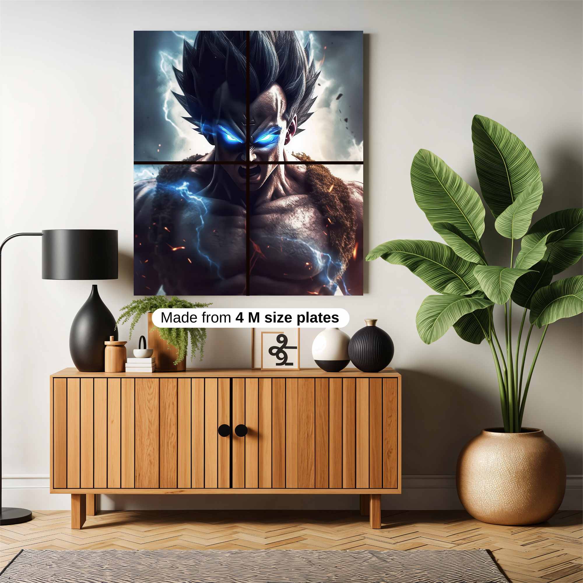 Goku Ferocious Safe Wall Magnetic / M