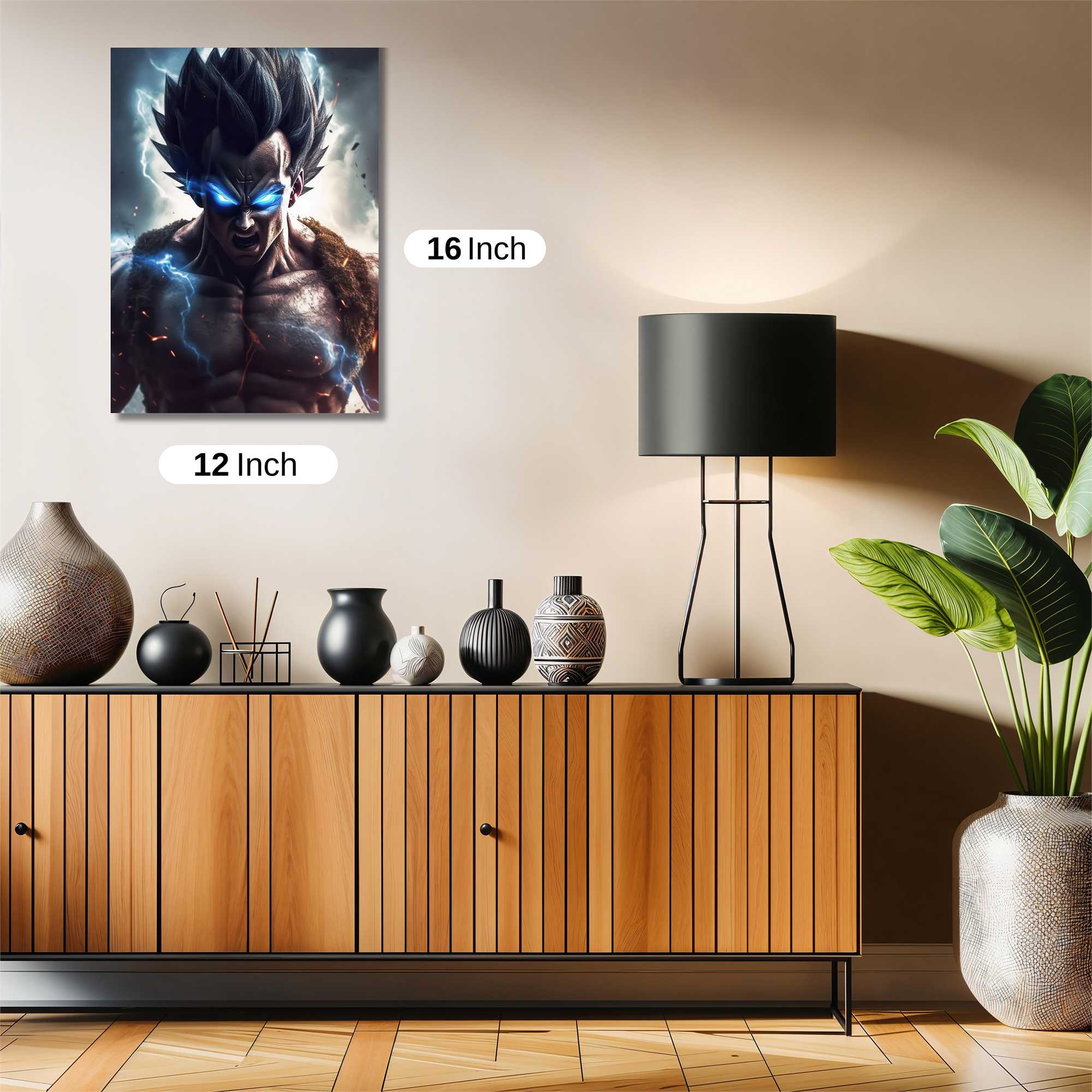 Goku Ferocious Safe Wall Magnetic / M