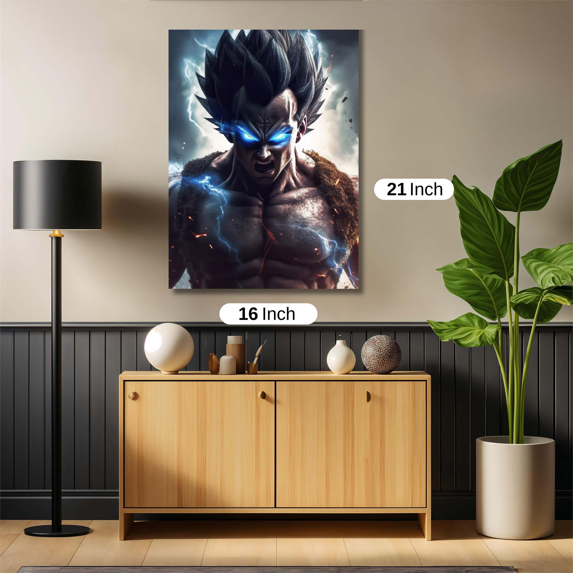 Goku Ferocious Safe Wall Magnetic / M