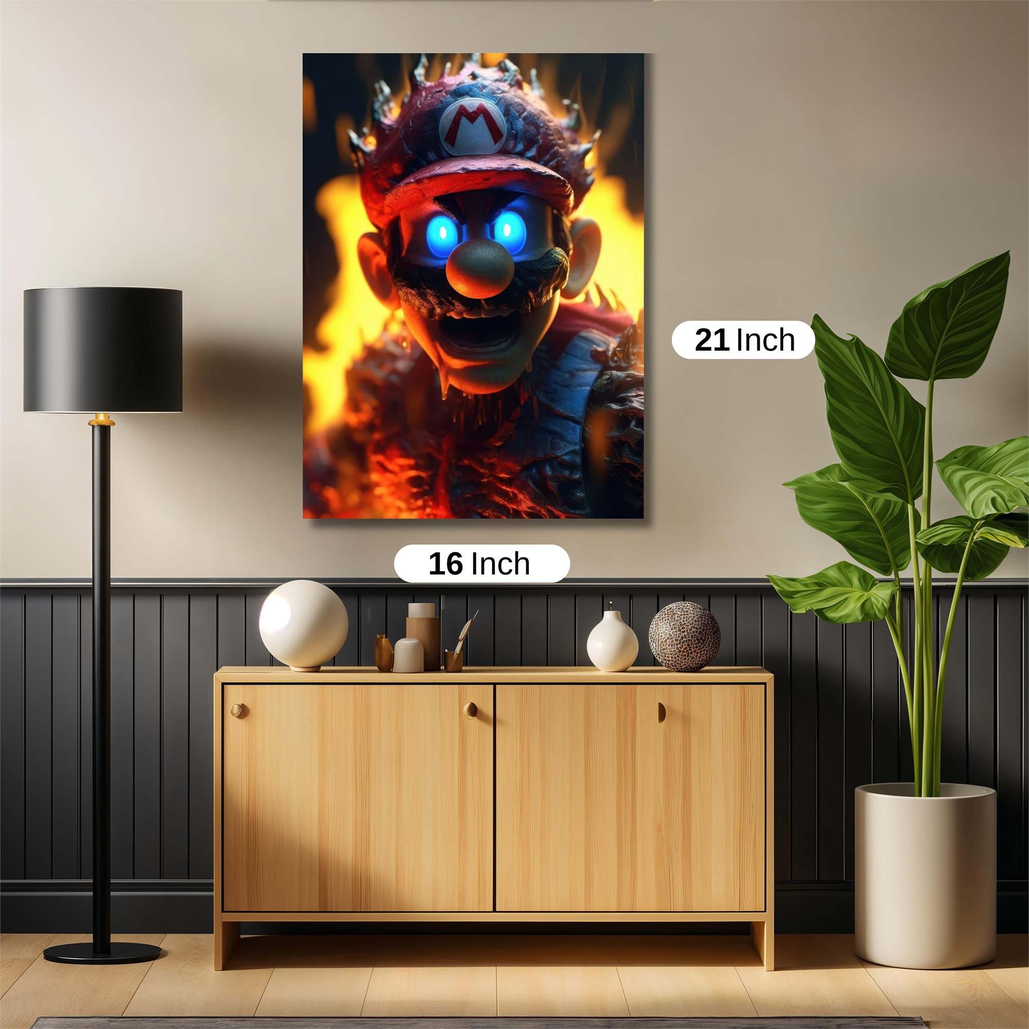 Mario Menace Safe Wall Magnetic / M