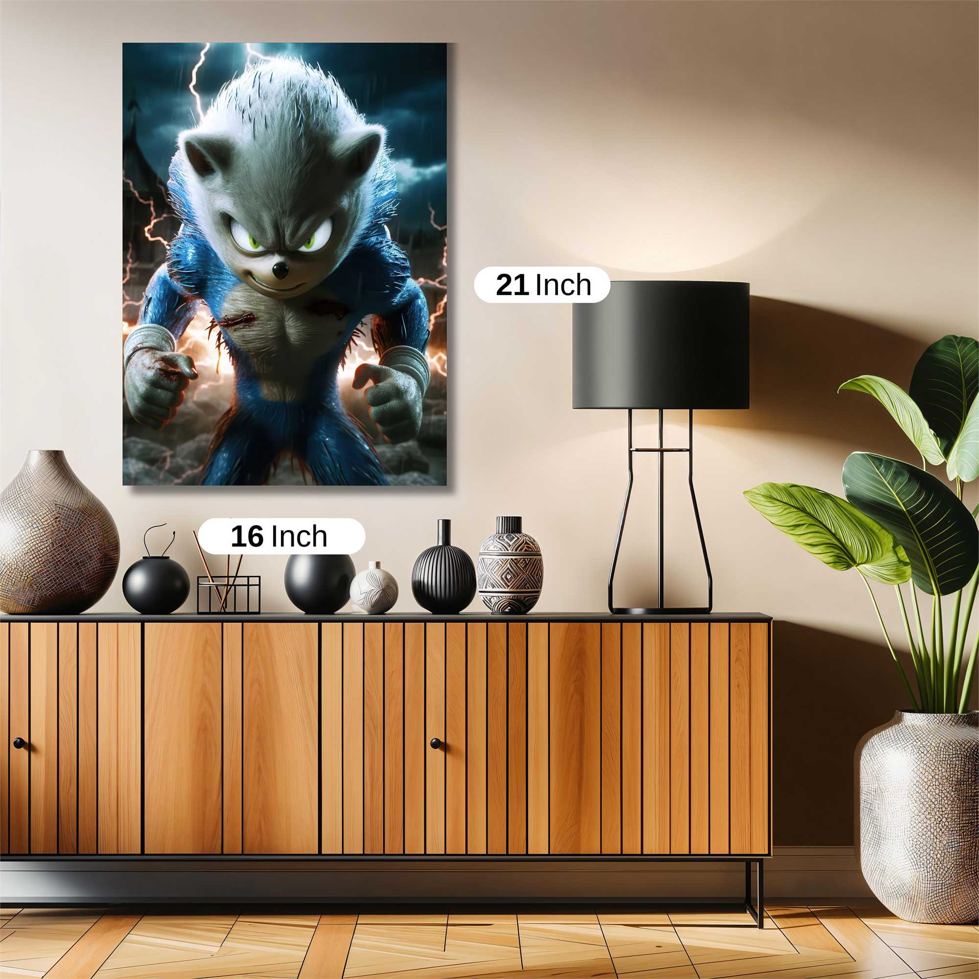 Sonic Ferocious Safe Wall Magnetic / M