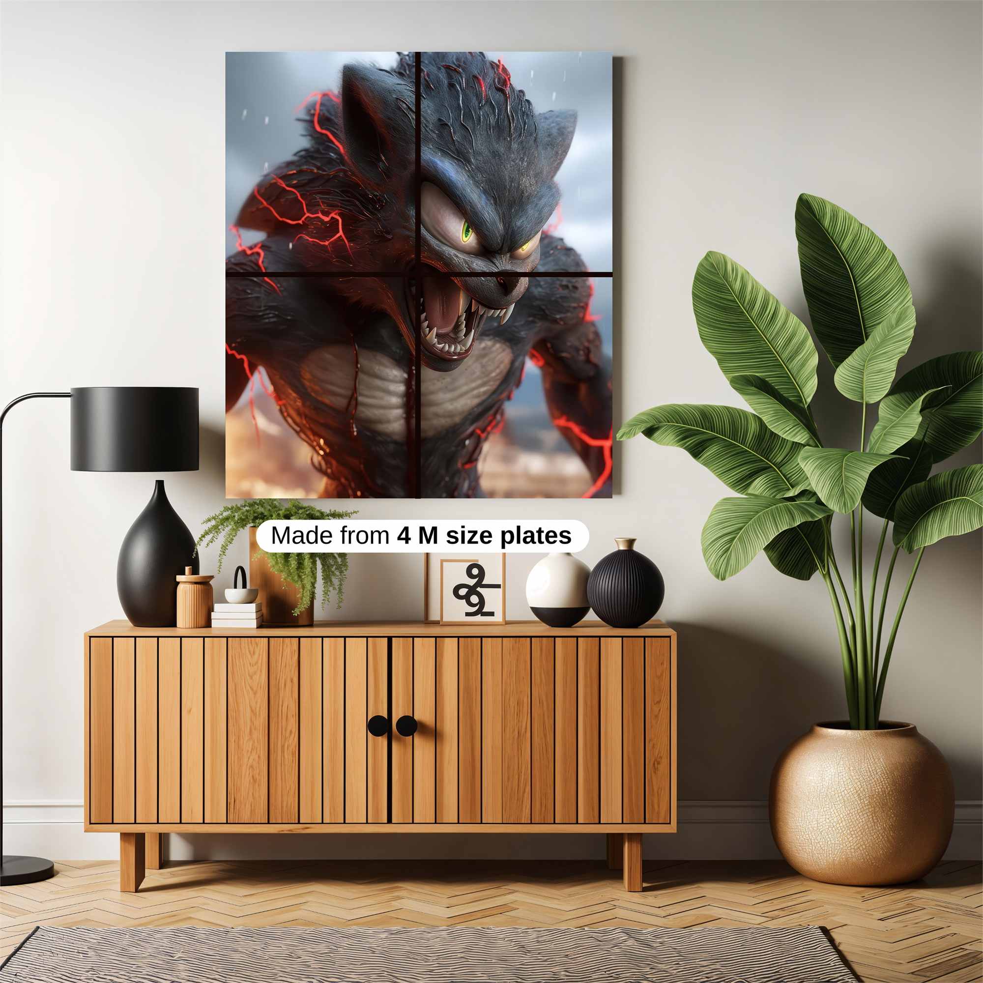 Sonic Rage Safe Wall Magnetic / M