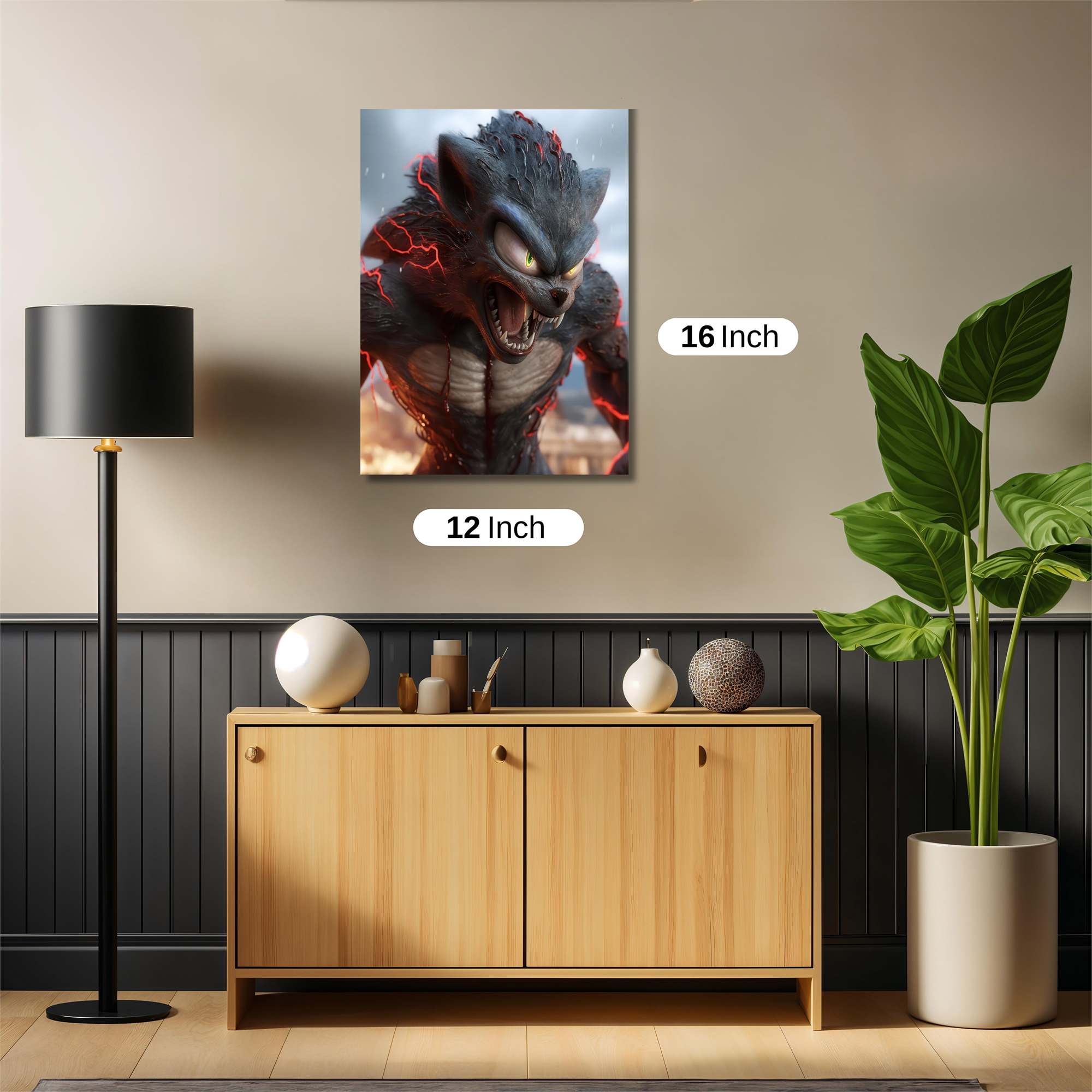 Sonic Rage Safe Wall Magnetic / M