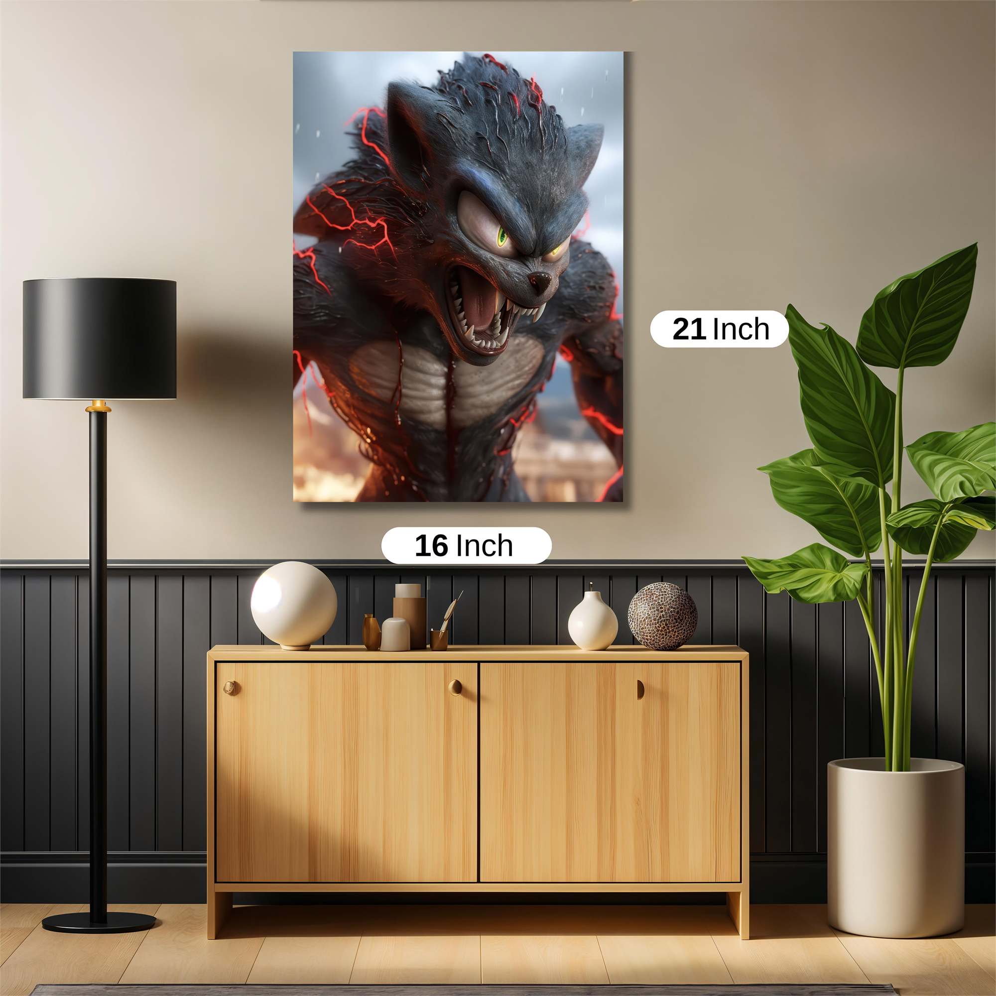 Sonic Rage Safe Wall Magnetic / M