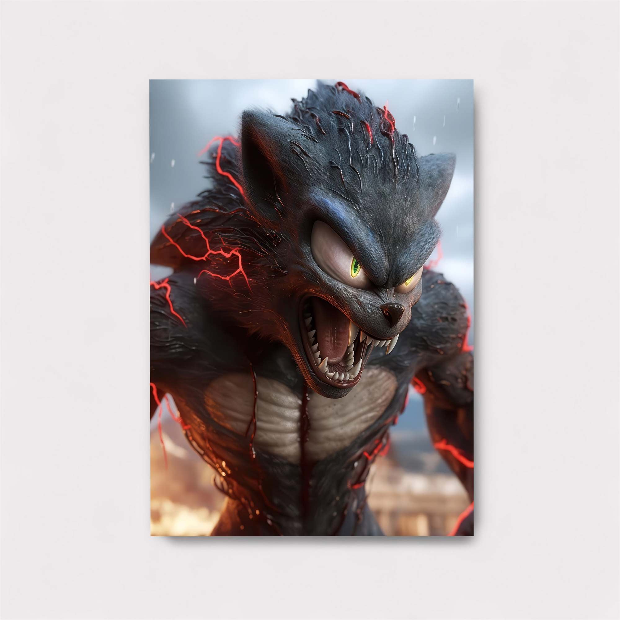 Sonic Rage Safe Wall Magnetic / M