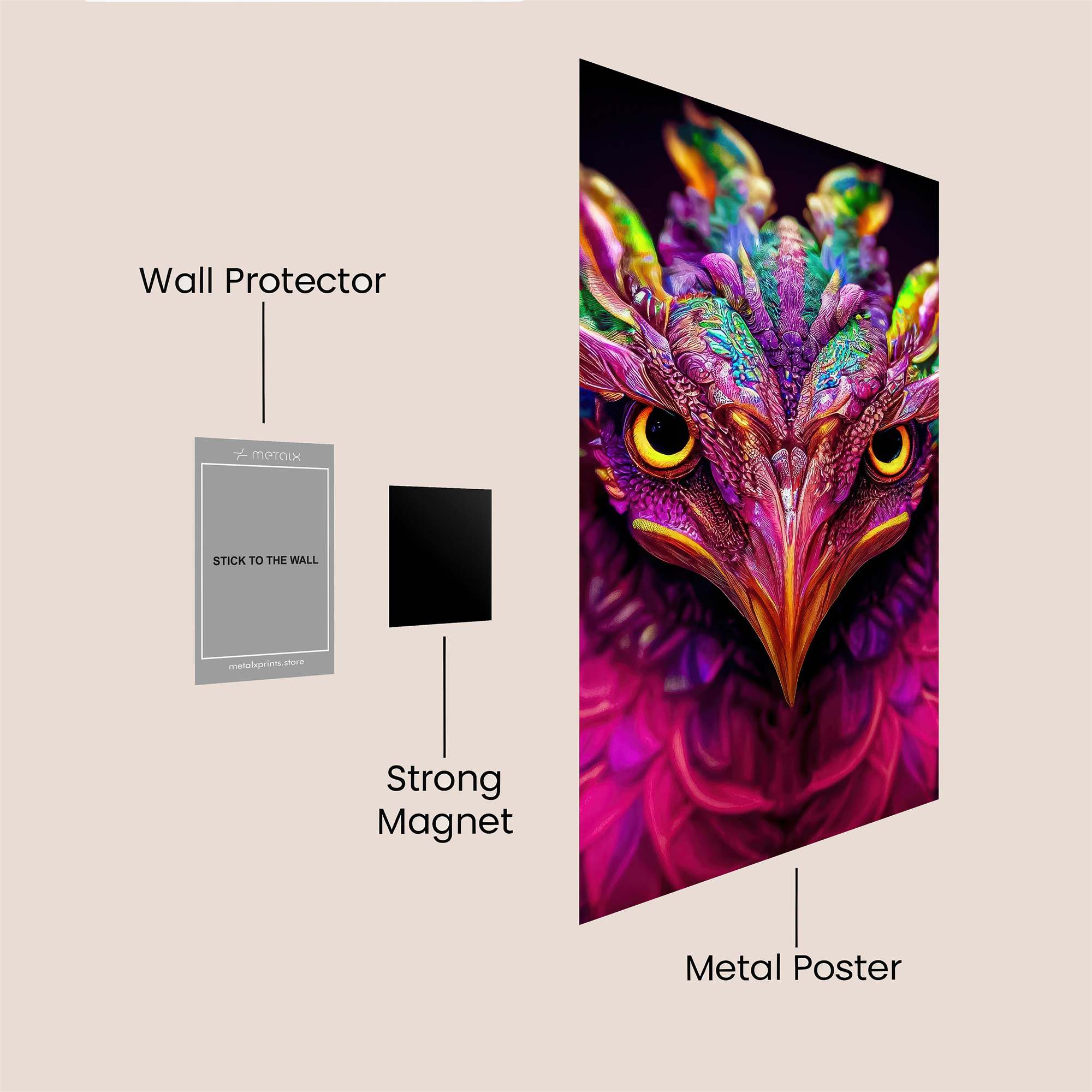 Phoenix Radiance Safe Wall Magnetic / M