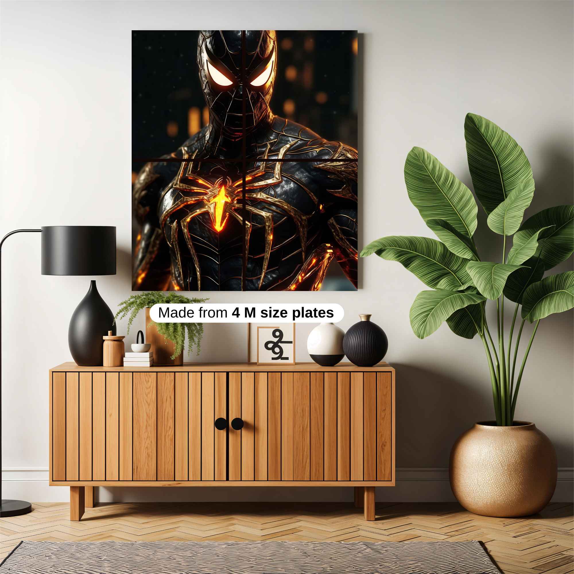 Spider-Menacing Safe Wall Magnetic / M