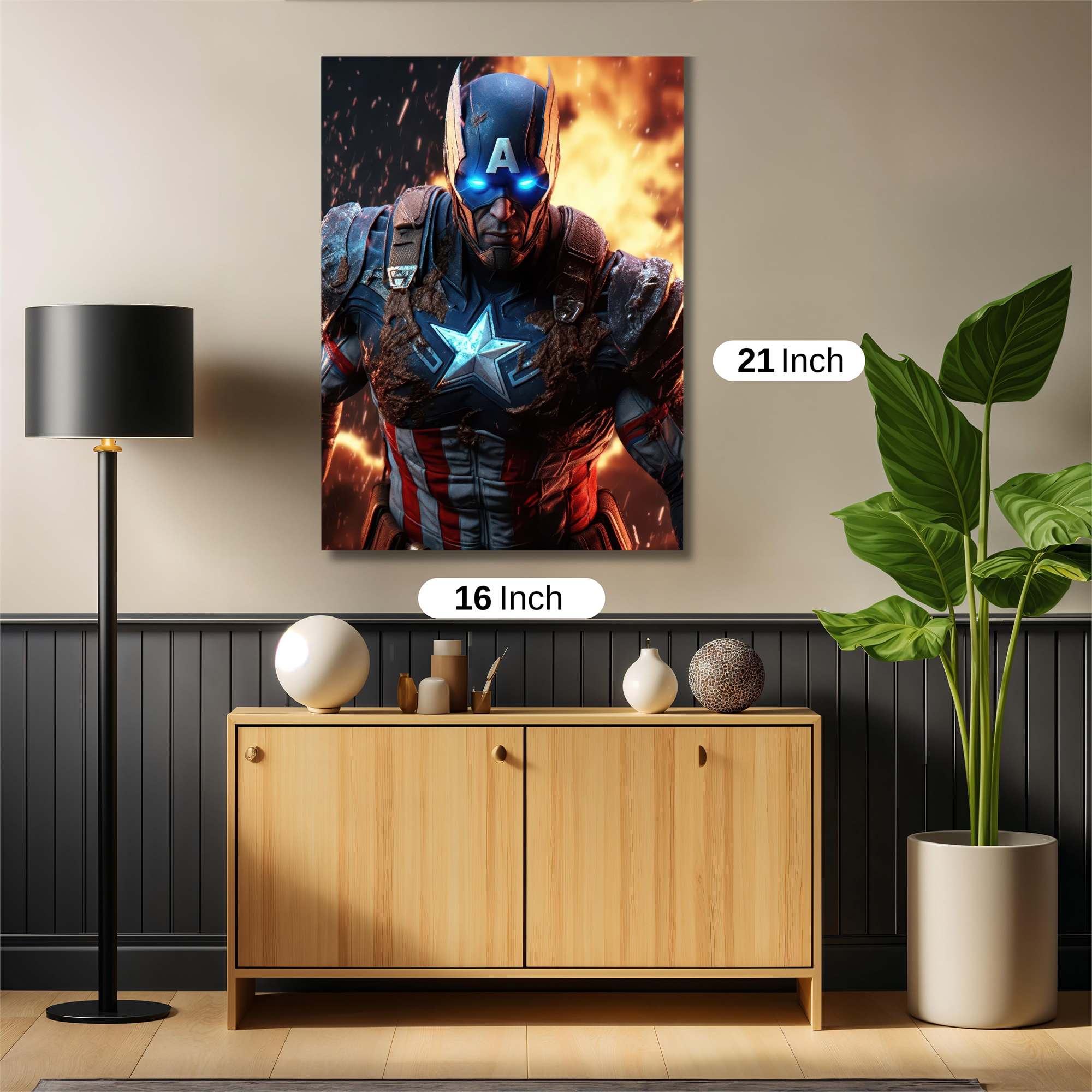 Captain Resolute Safe Wall Magnetic / M