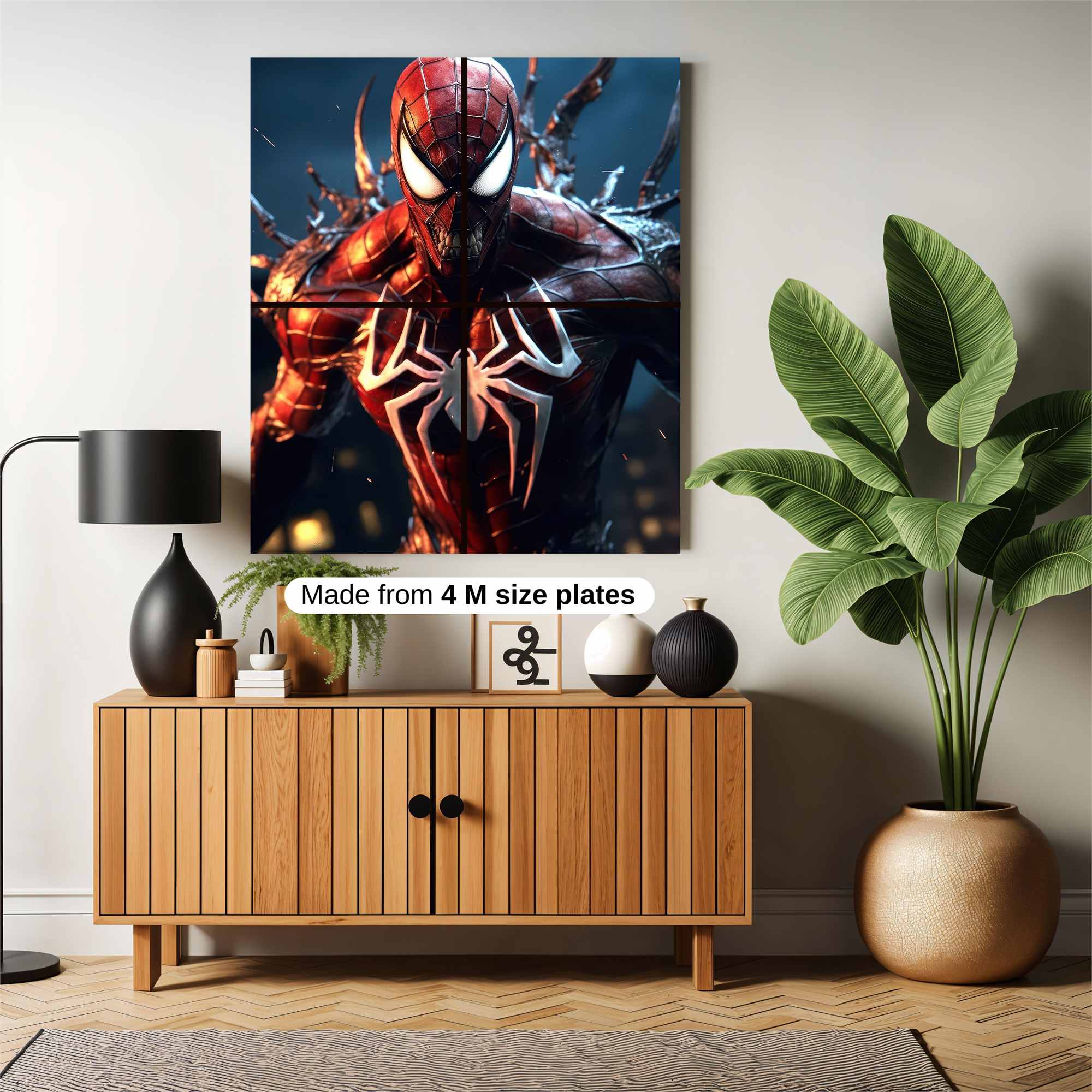 Spider Menace Safe Wall Magnetic / M