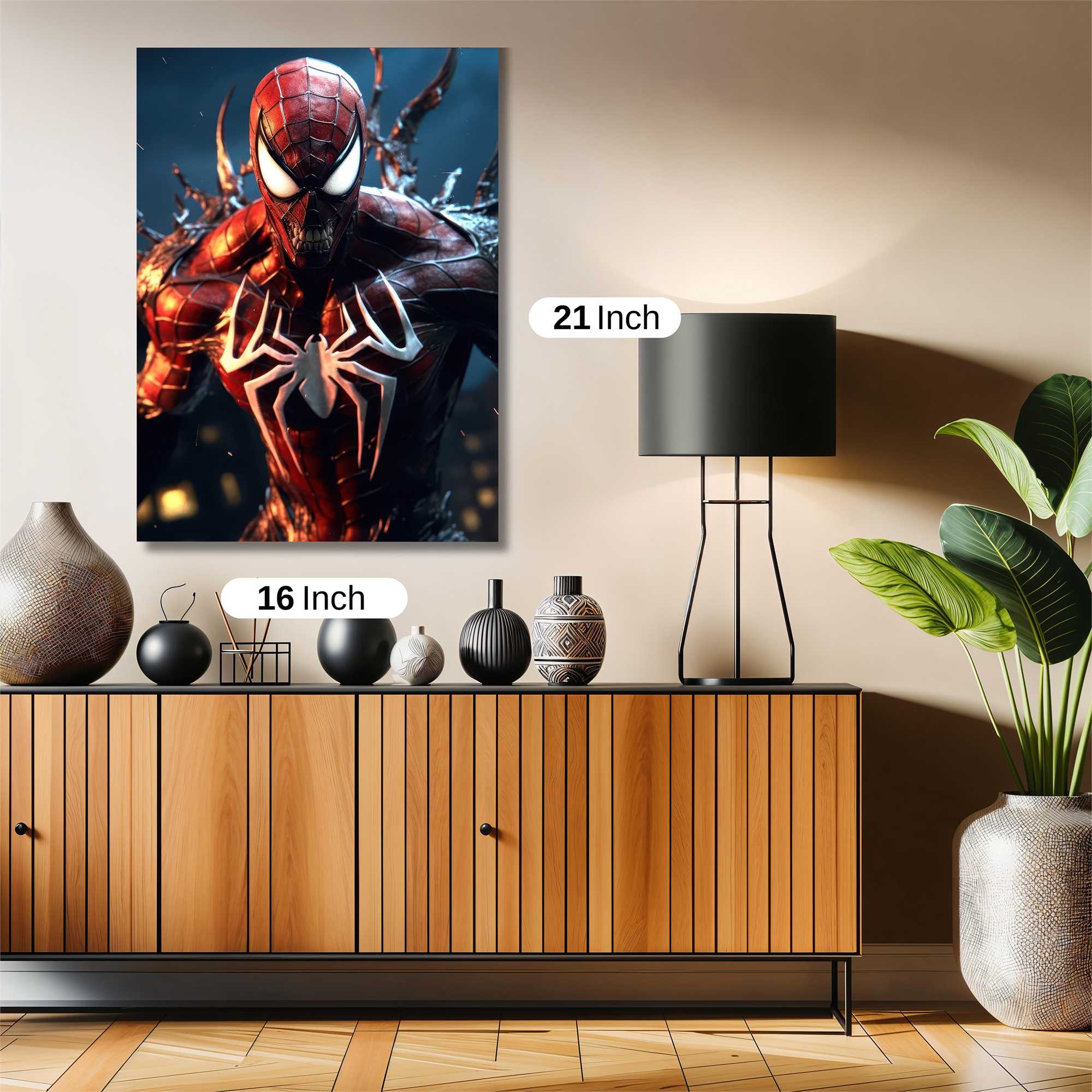 Spider Menace Safe Wall Magnetic / M