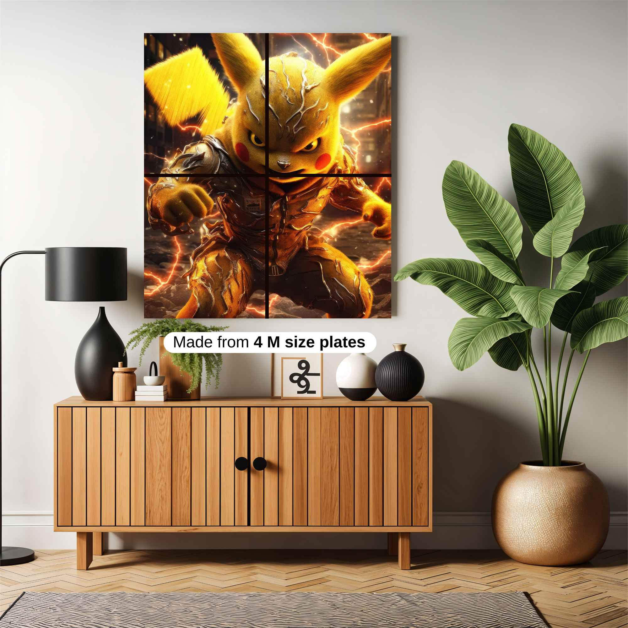 Pikachu Rage Safe Wall Magnetic / M