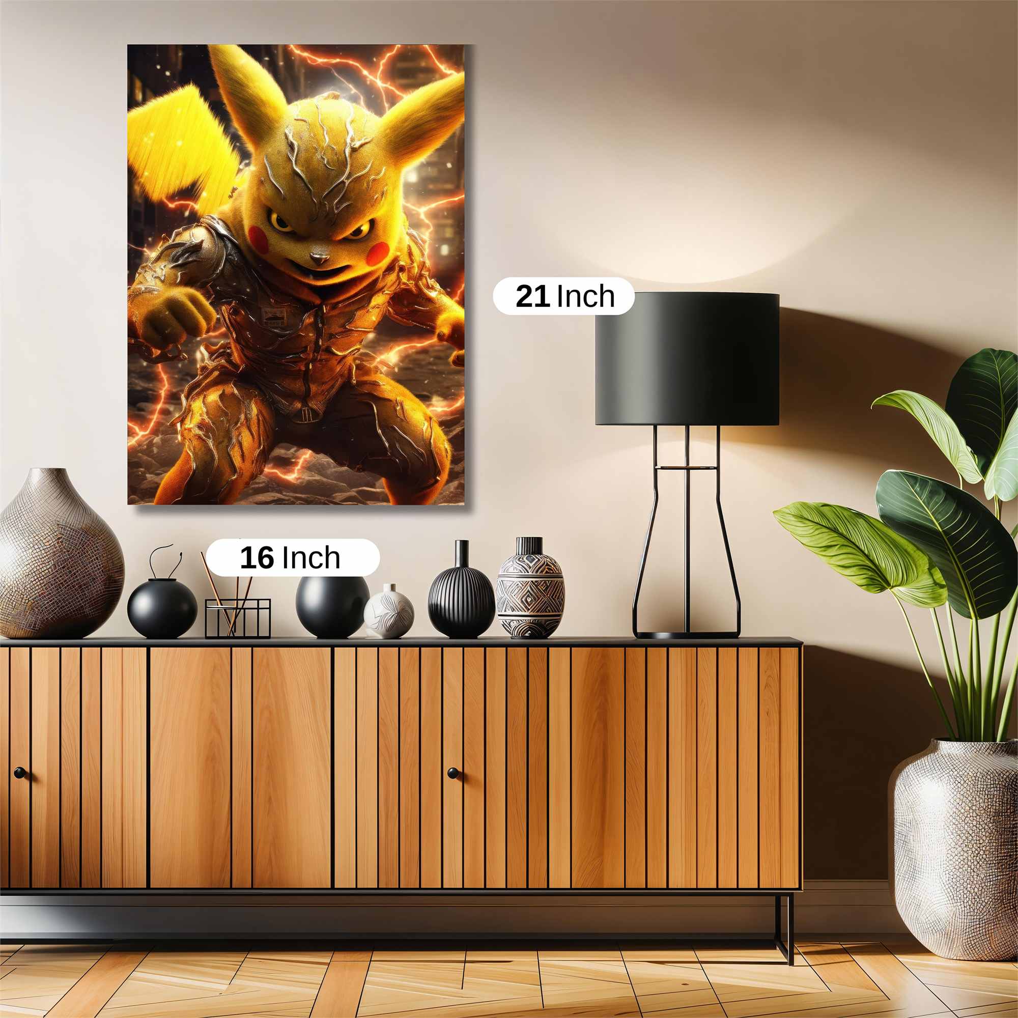 Pikachu Rage Safe Wall Magnetic / M