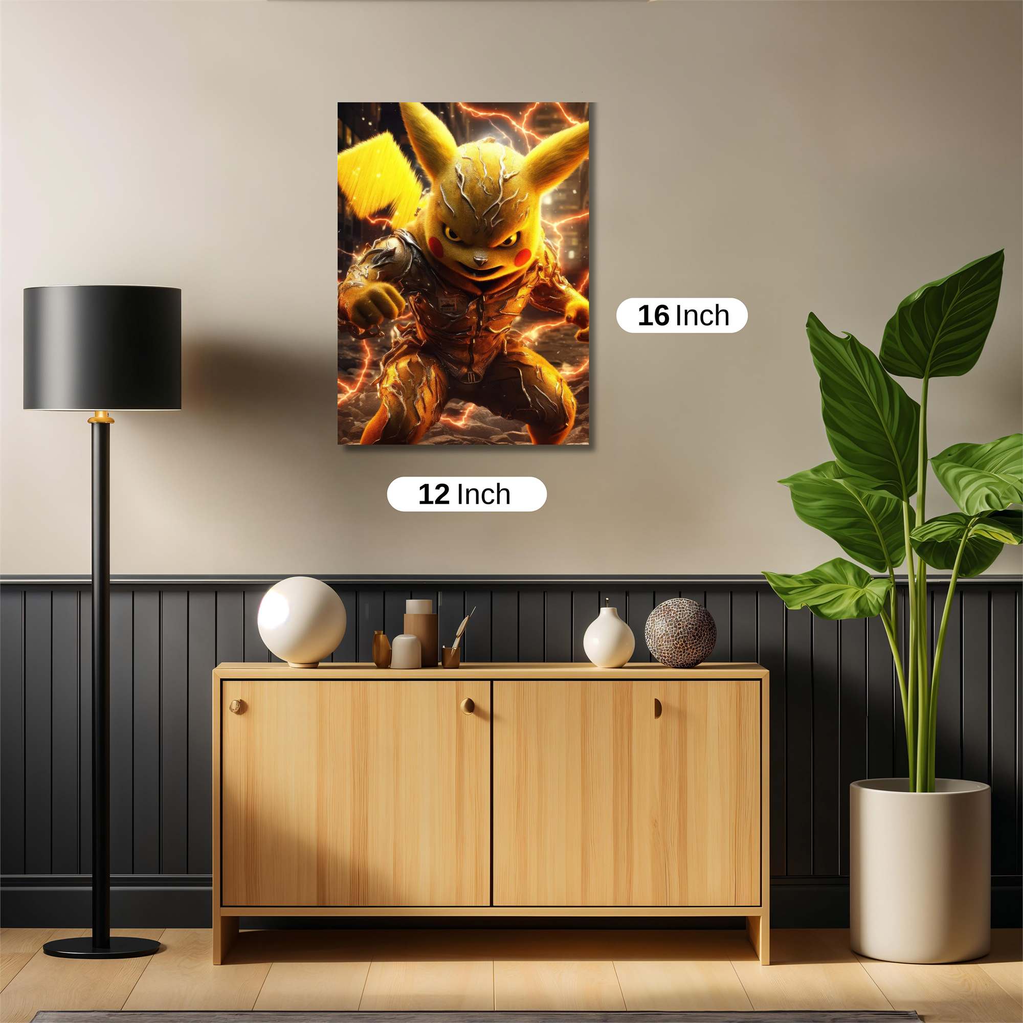 Pikachu Rage Safe Wall Magnetic / M