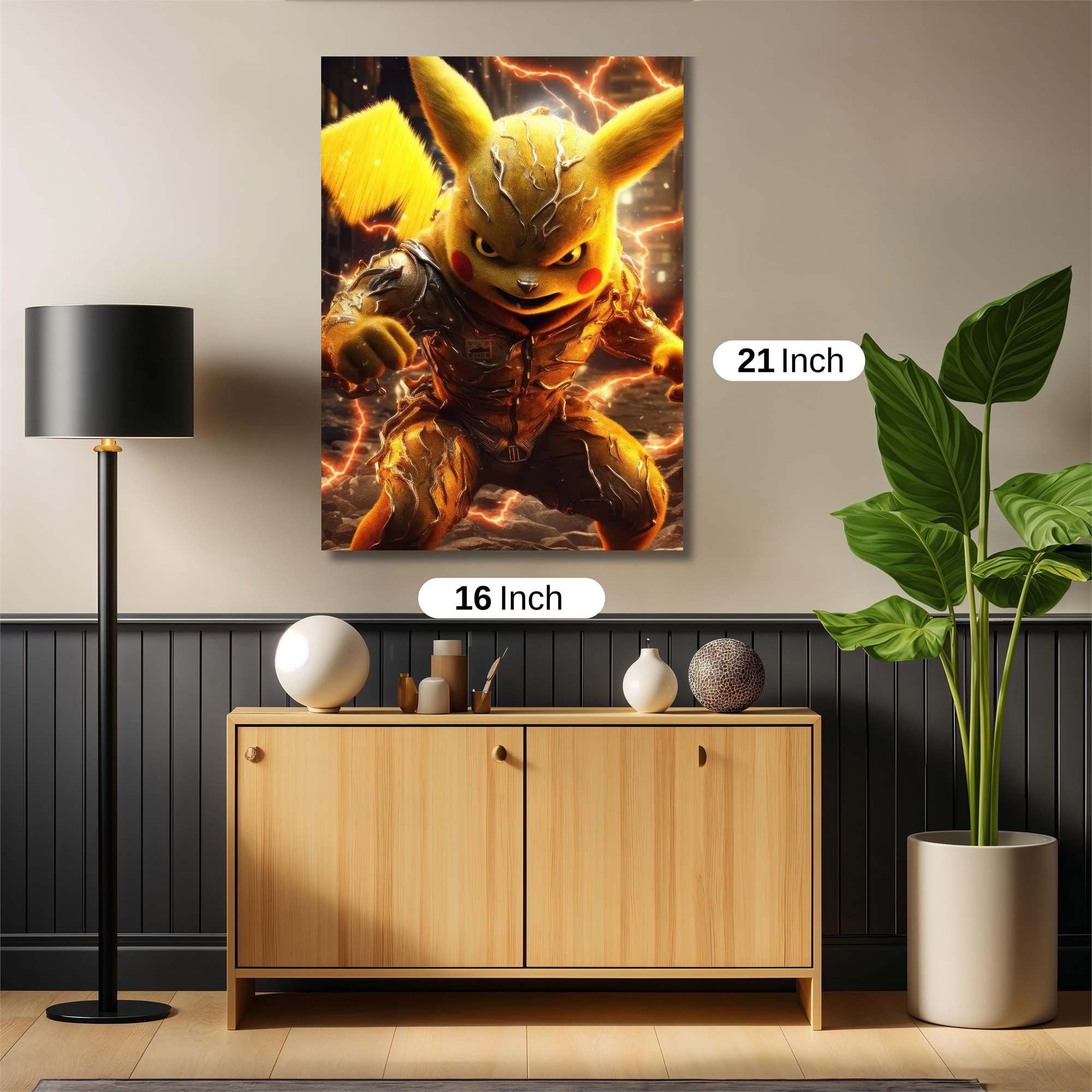 Pikachu Rage Safe Wall Magnetic / M