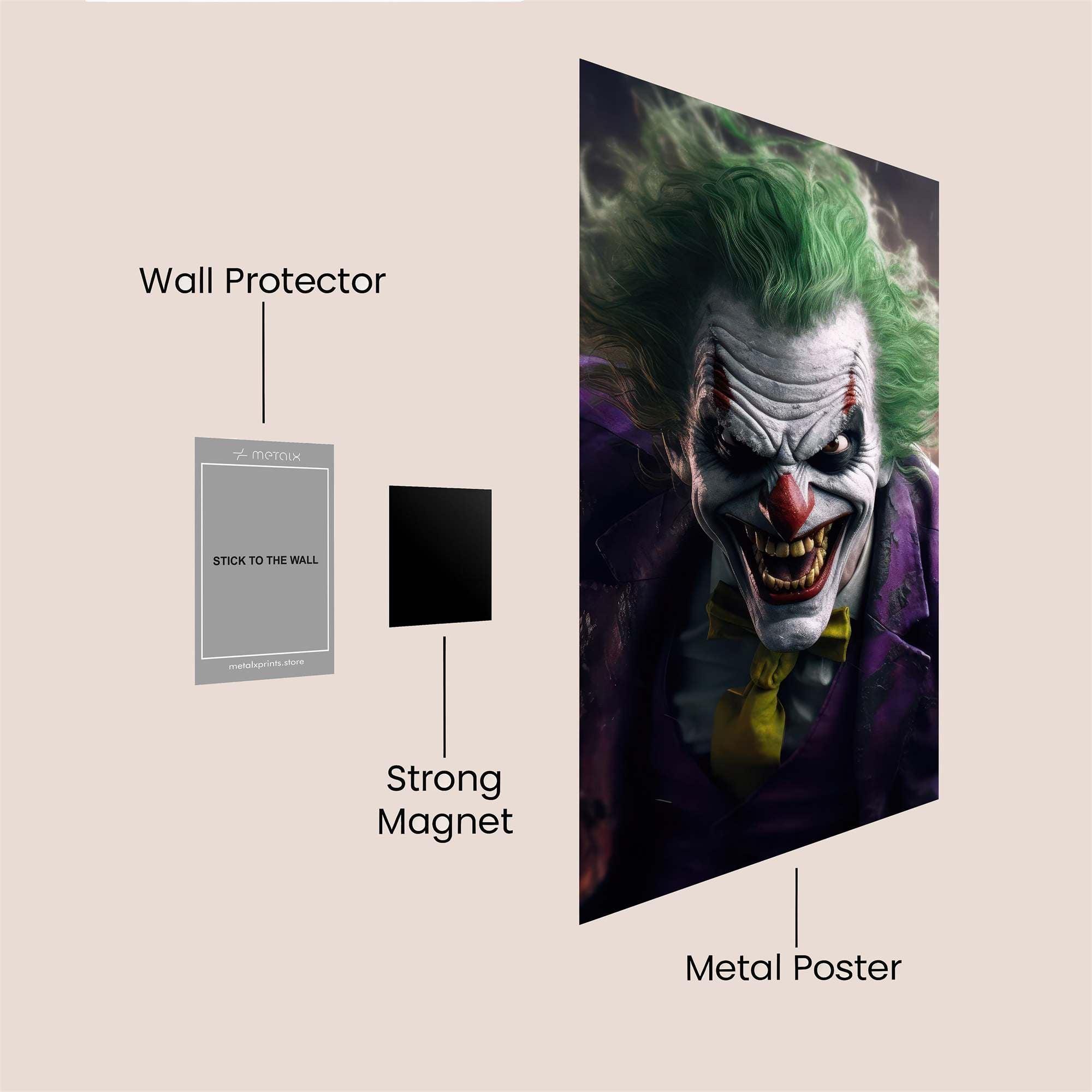 Joker Chaotic Safe Wall Magnetic / M