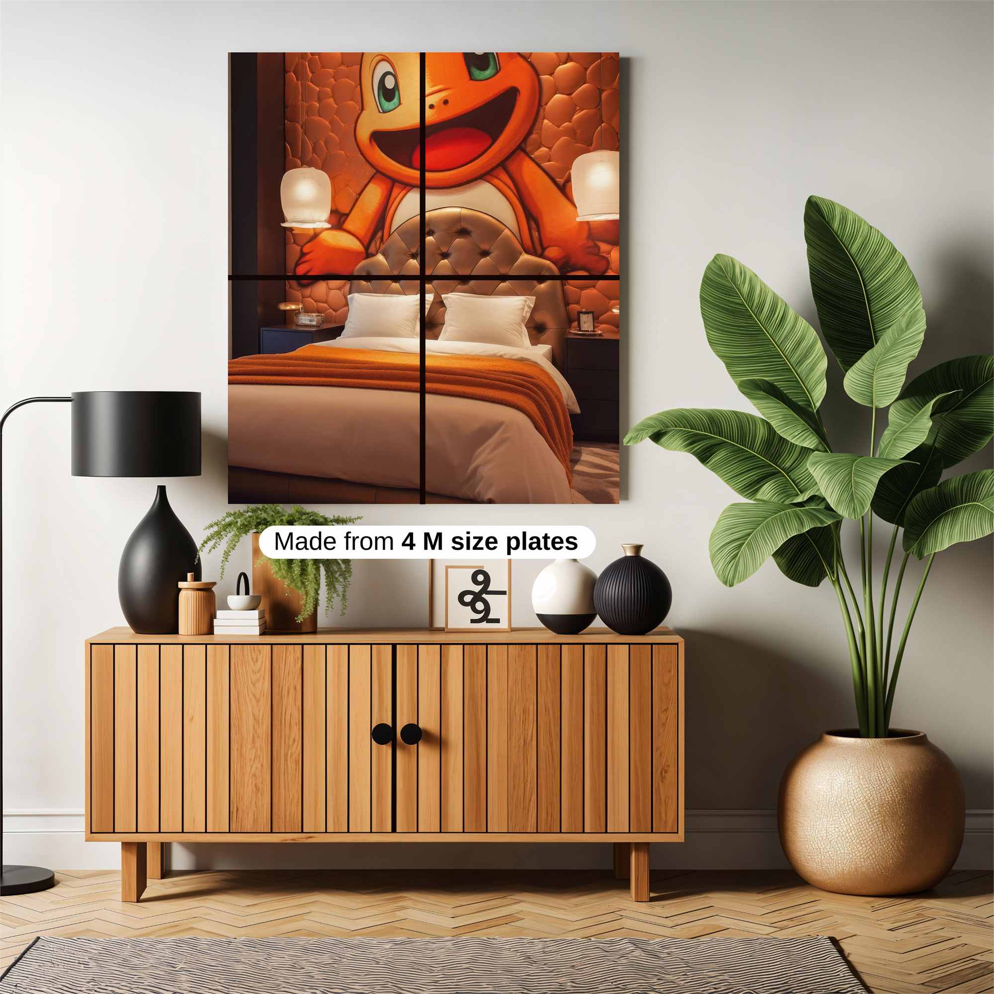 Charmander Cheerful Safe Wall Magnetic / M