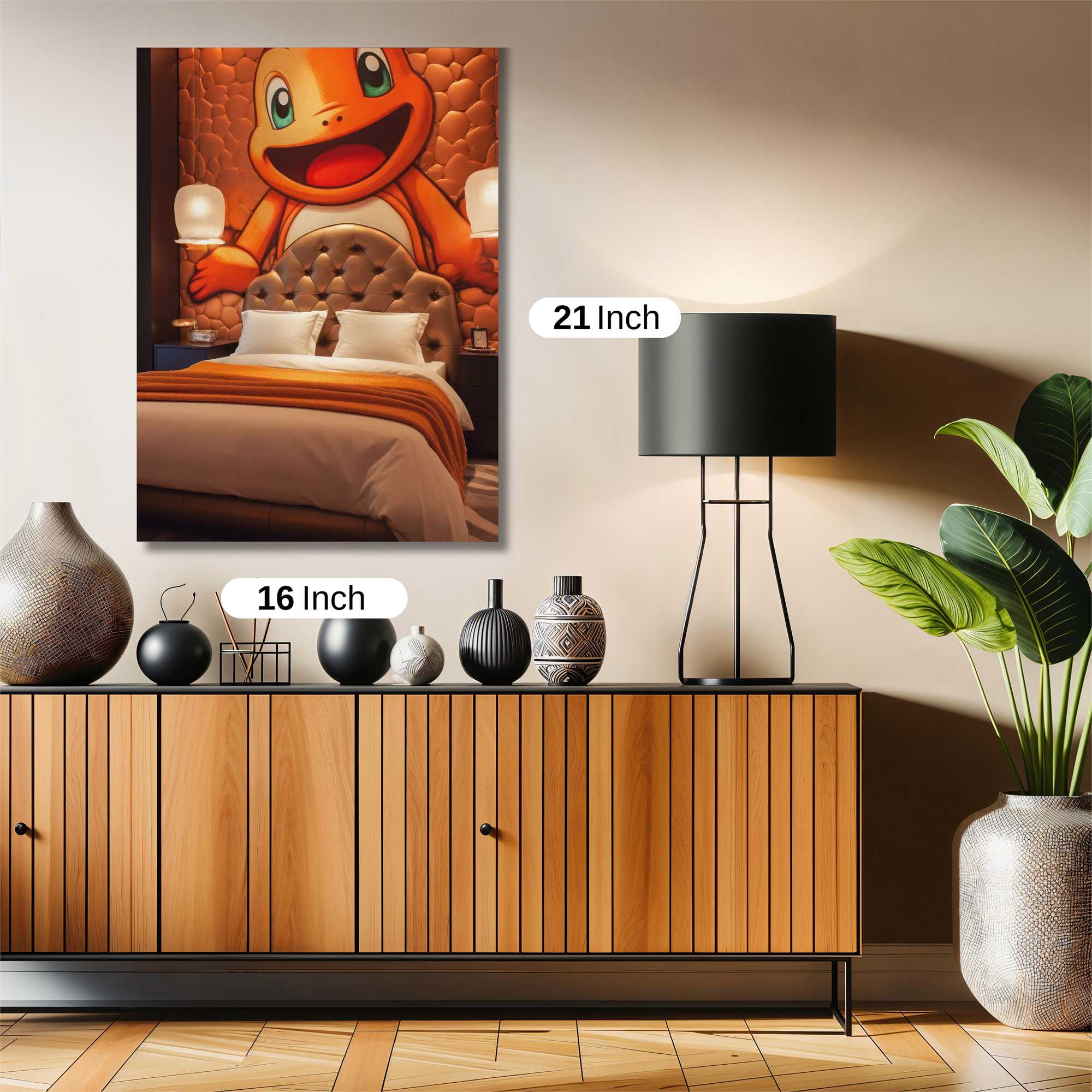 Charmander Cheerful Safe Wall Magnetic / M