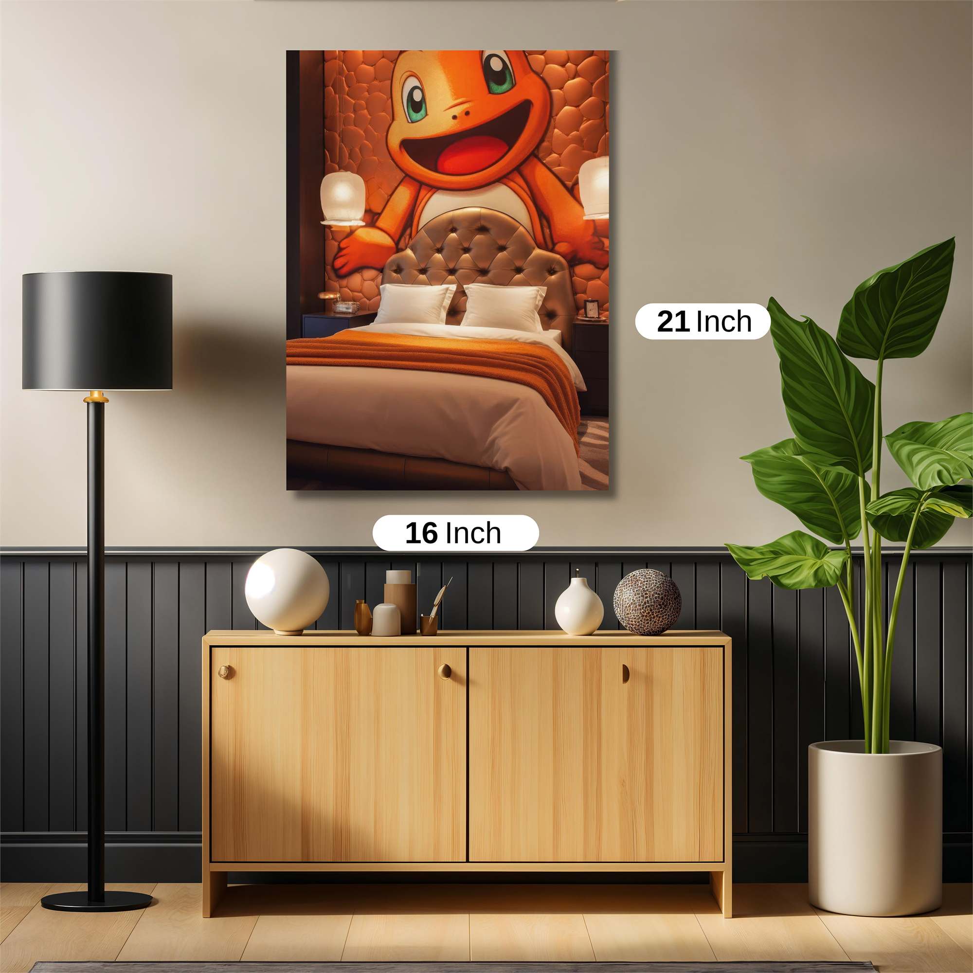 Charmander Cheerful Safe Wall Magnetic / M