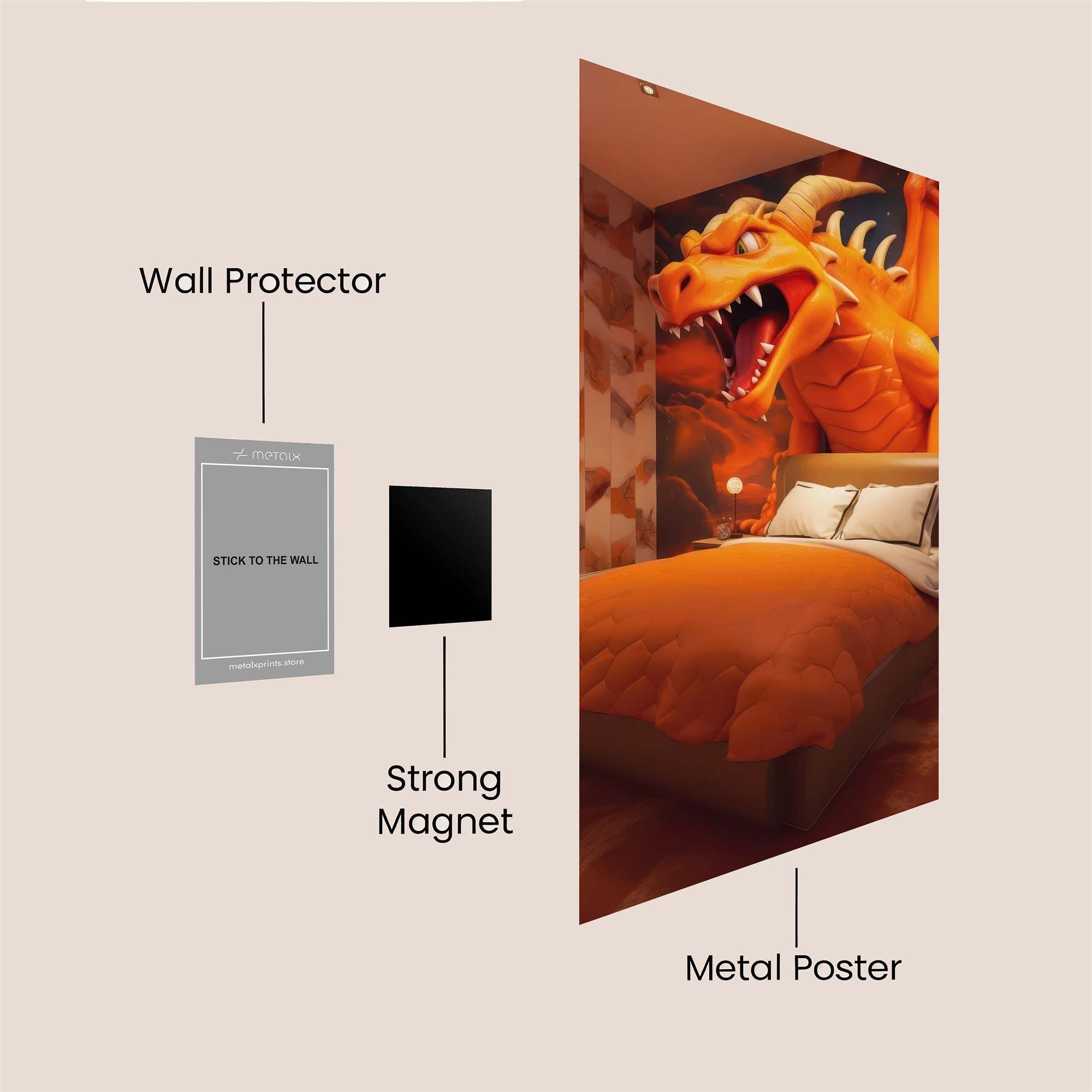 Dragon Dreamscape Safe Wall Magnetic / M
