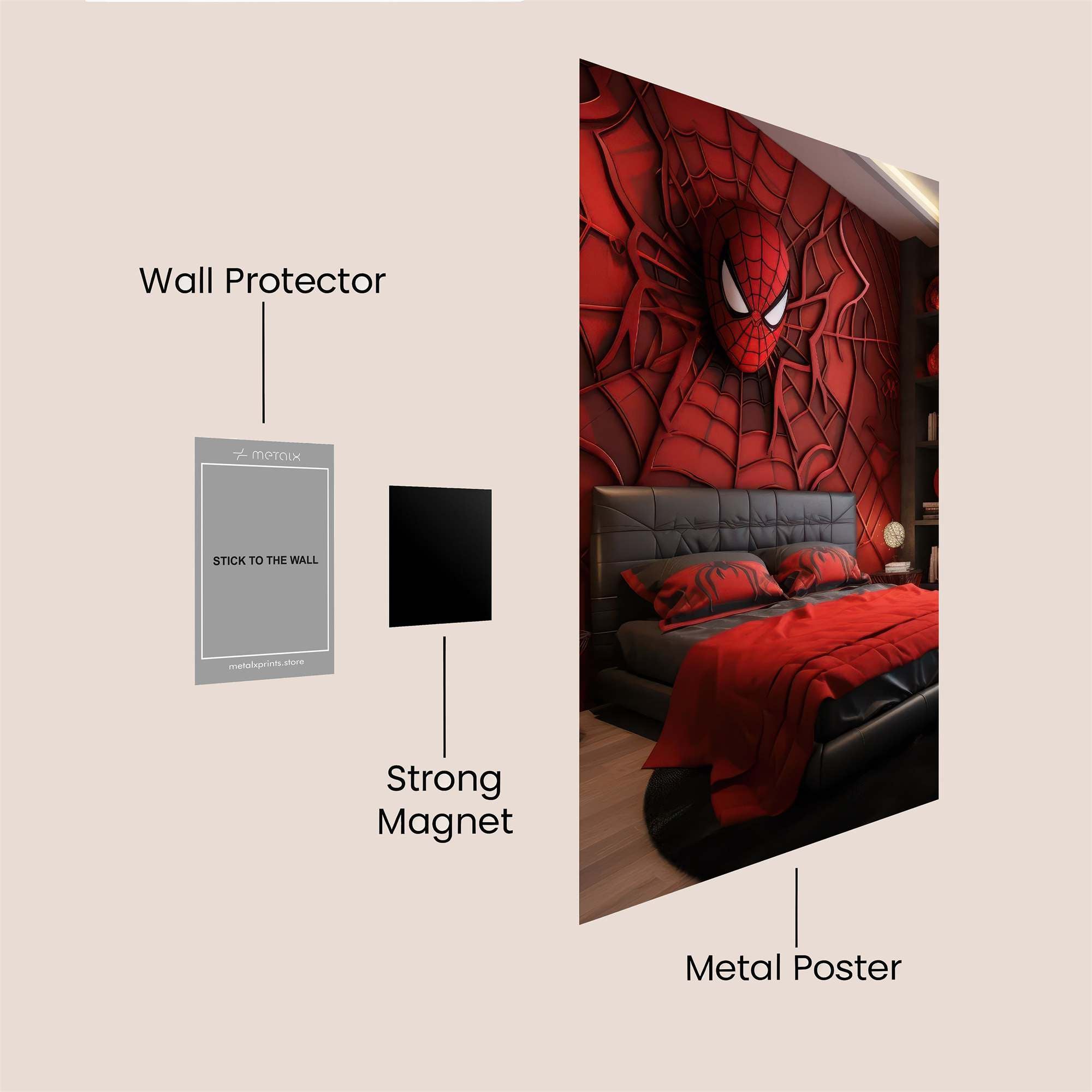 Spider Intense Safe Wall Magnetic / M