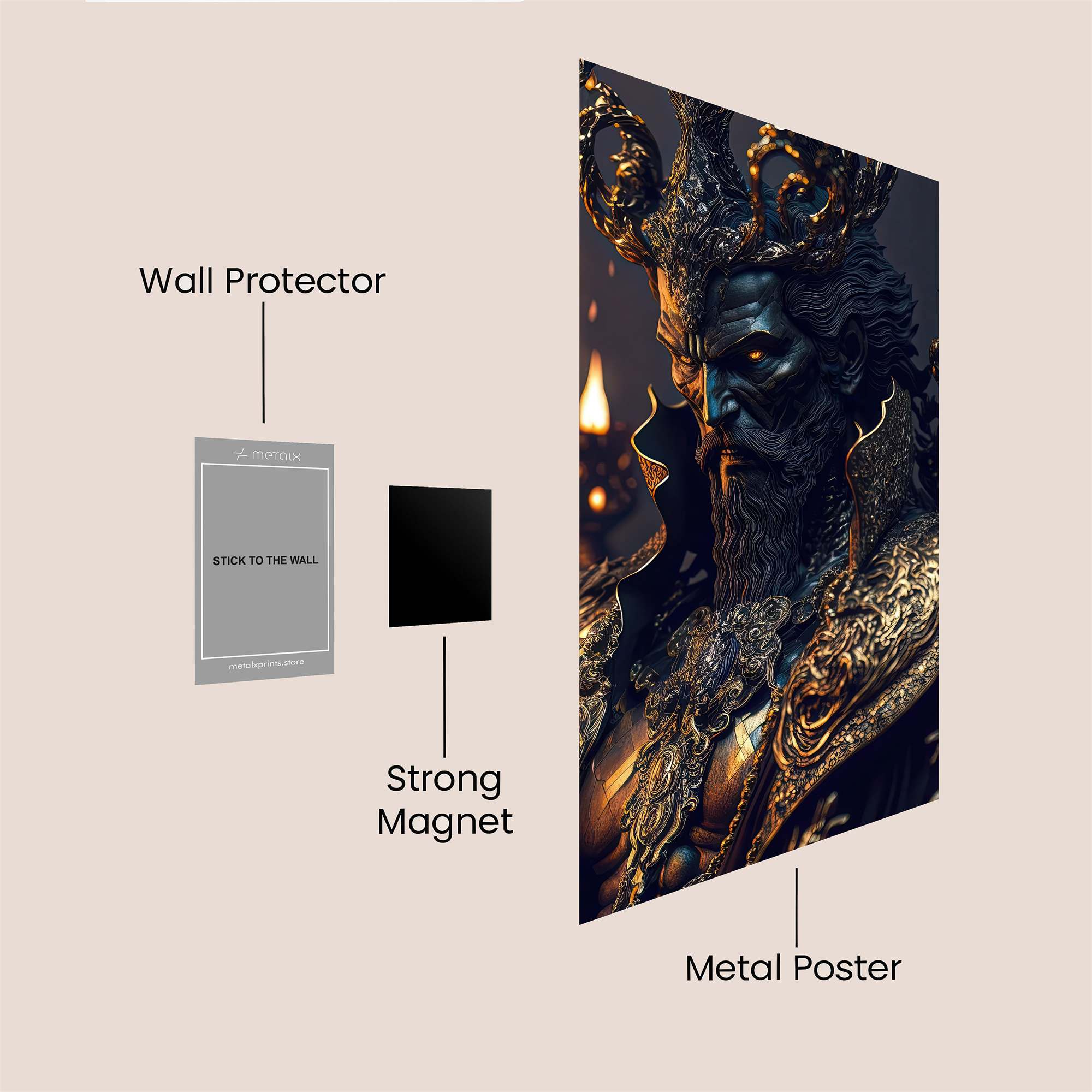 Demon Sovereign Safe Wall Magnetic / M
