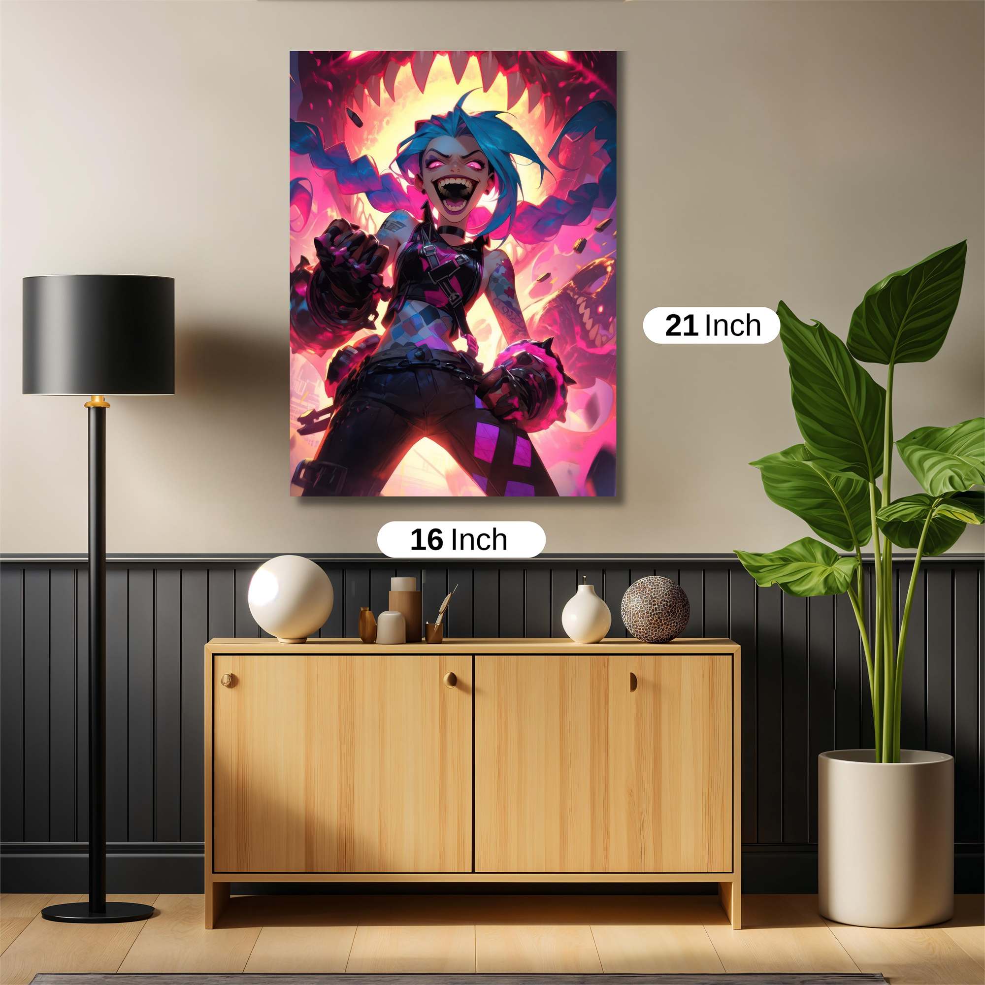 Jinx Chaos Safe Wall Magnetic / M