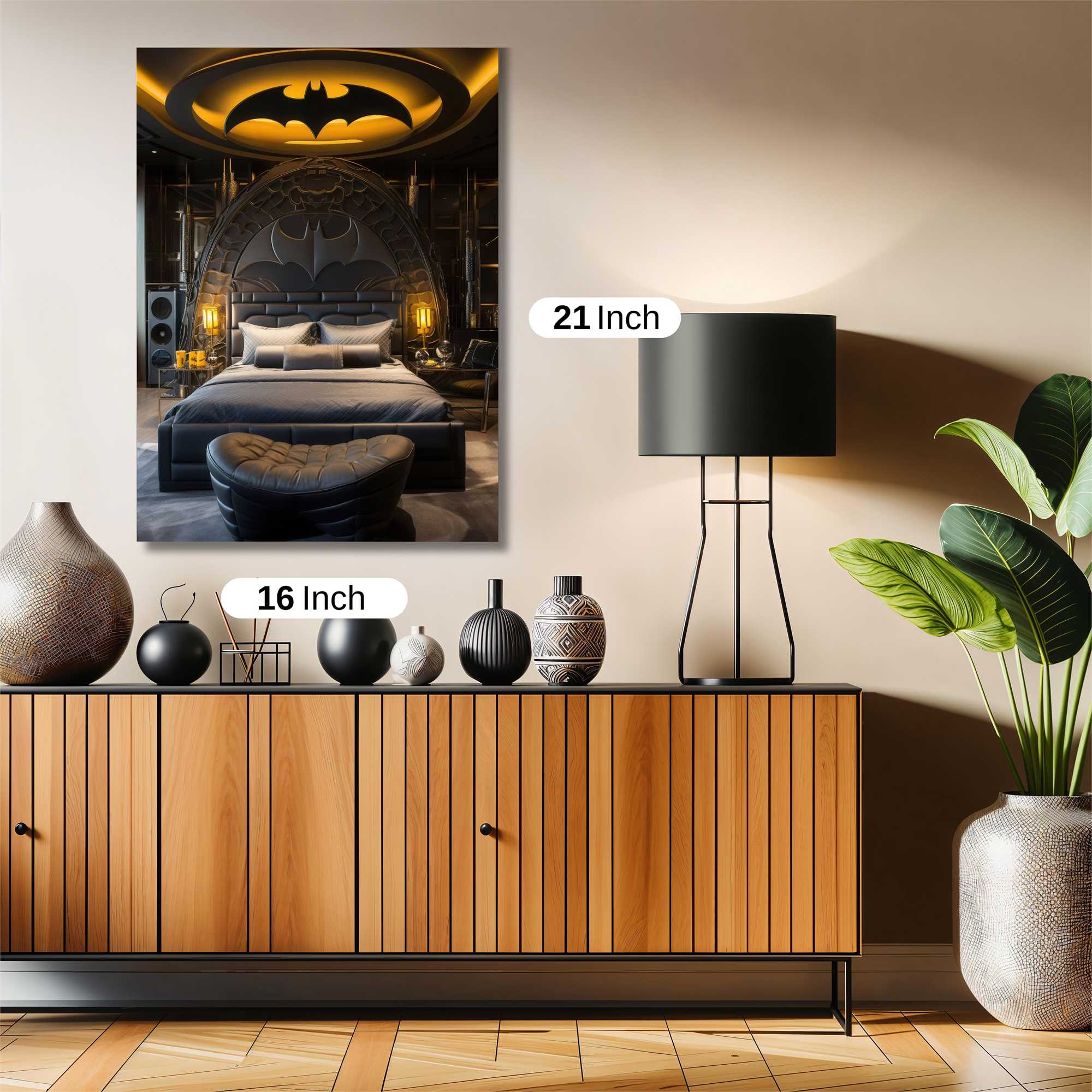 Batman Brooding Safe Wall Magnetic / M