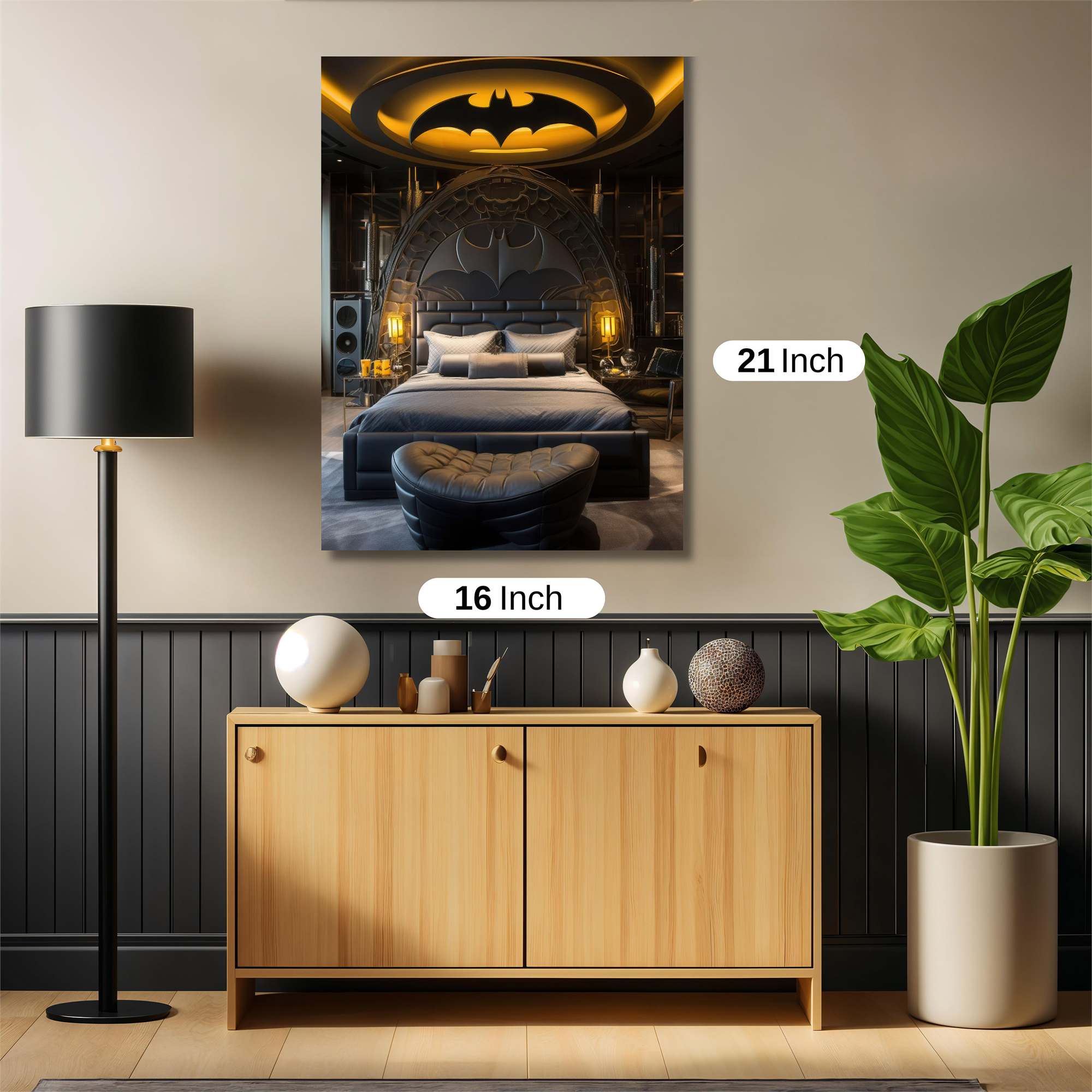 Batman Brooding Safe Wall Magnetic / M