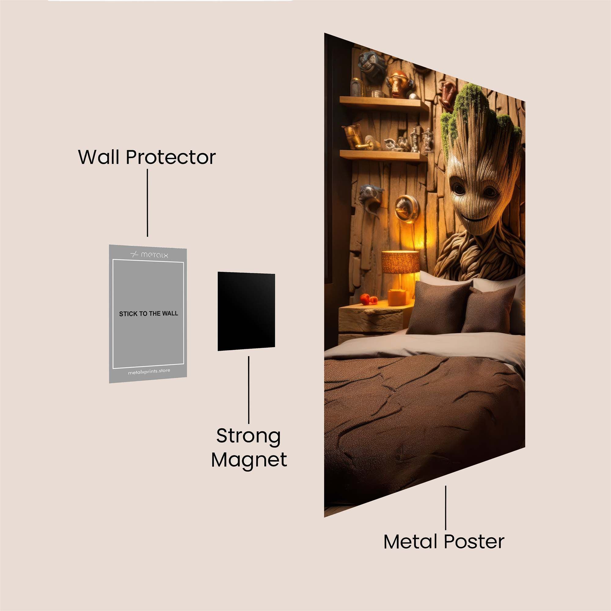 Groot Cozy Safe Wall Magnetic / M
