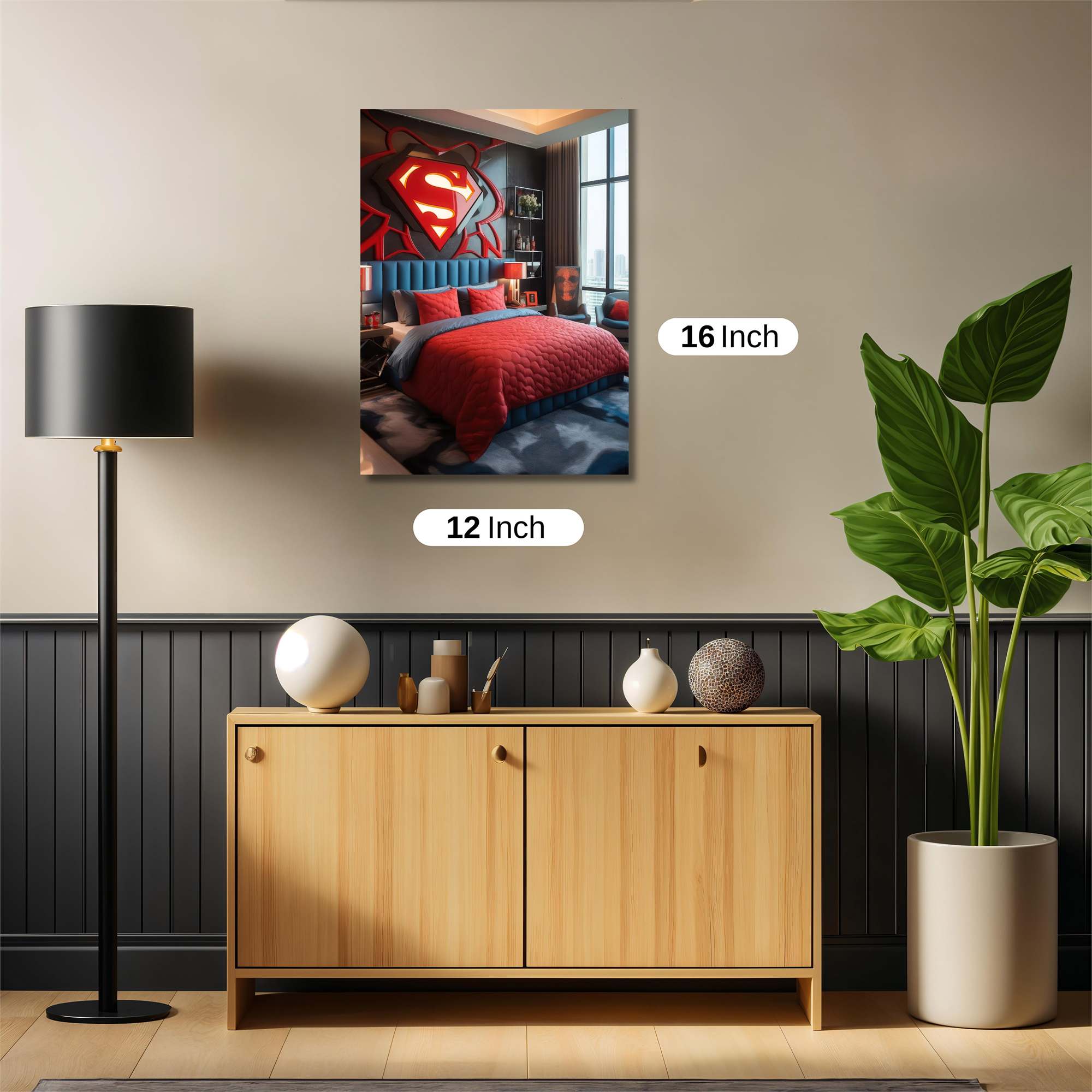 Superman Serenity Safe Wall Magnetic / M