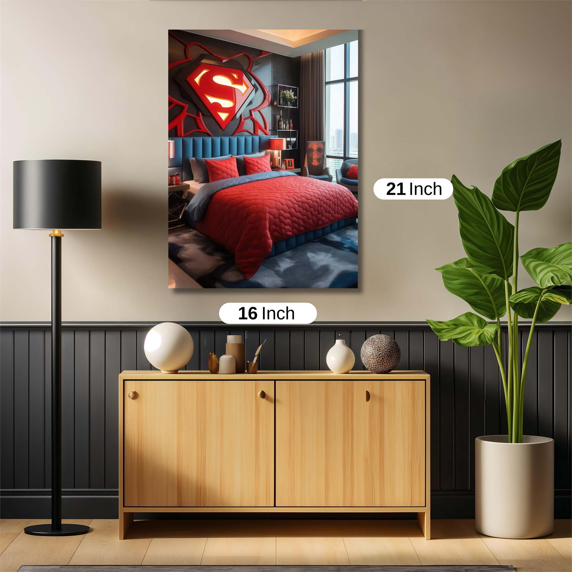 Superman Serenity Safe Wall Magnetic / M