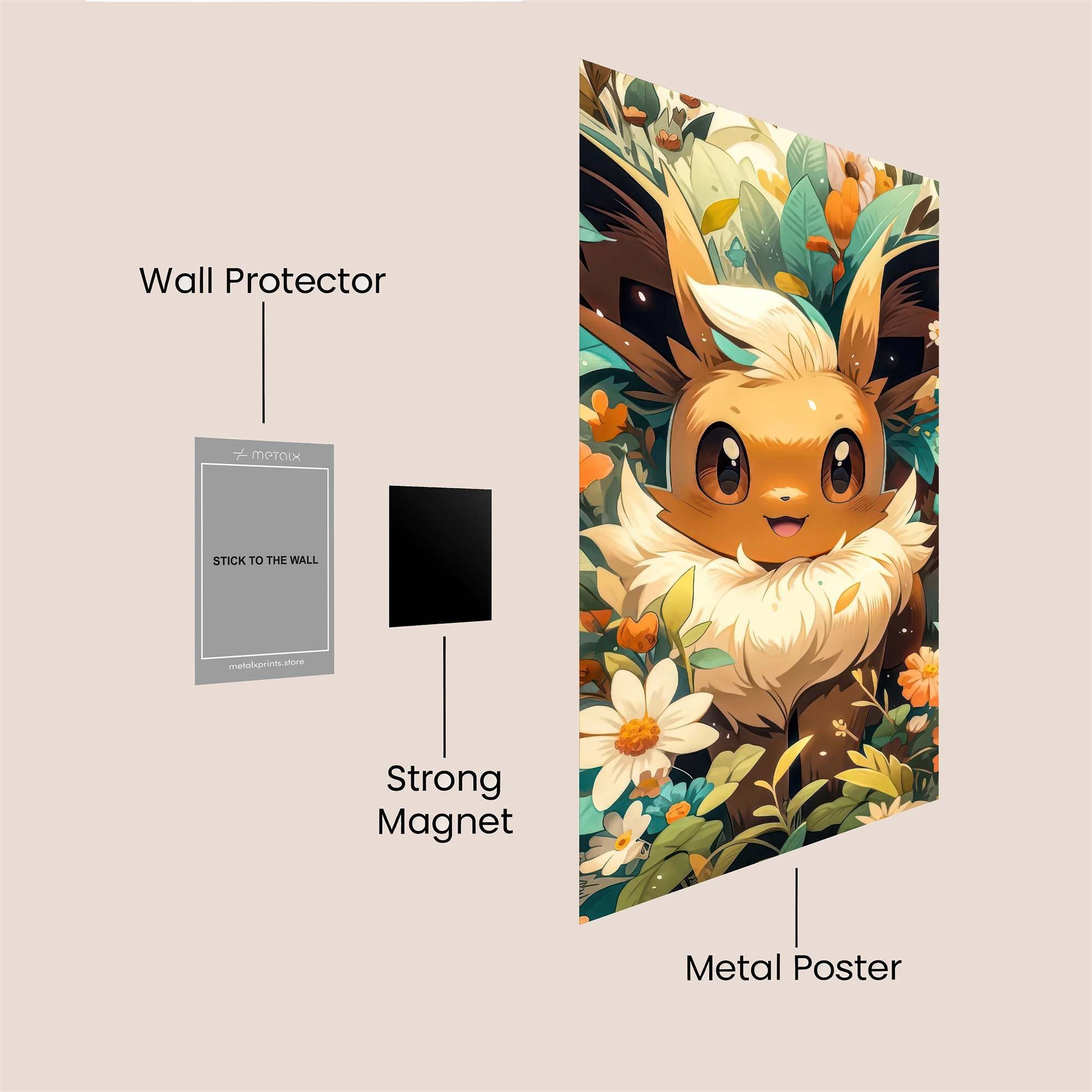 Eeveelution Bliss Safe Wall Magnetic / M