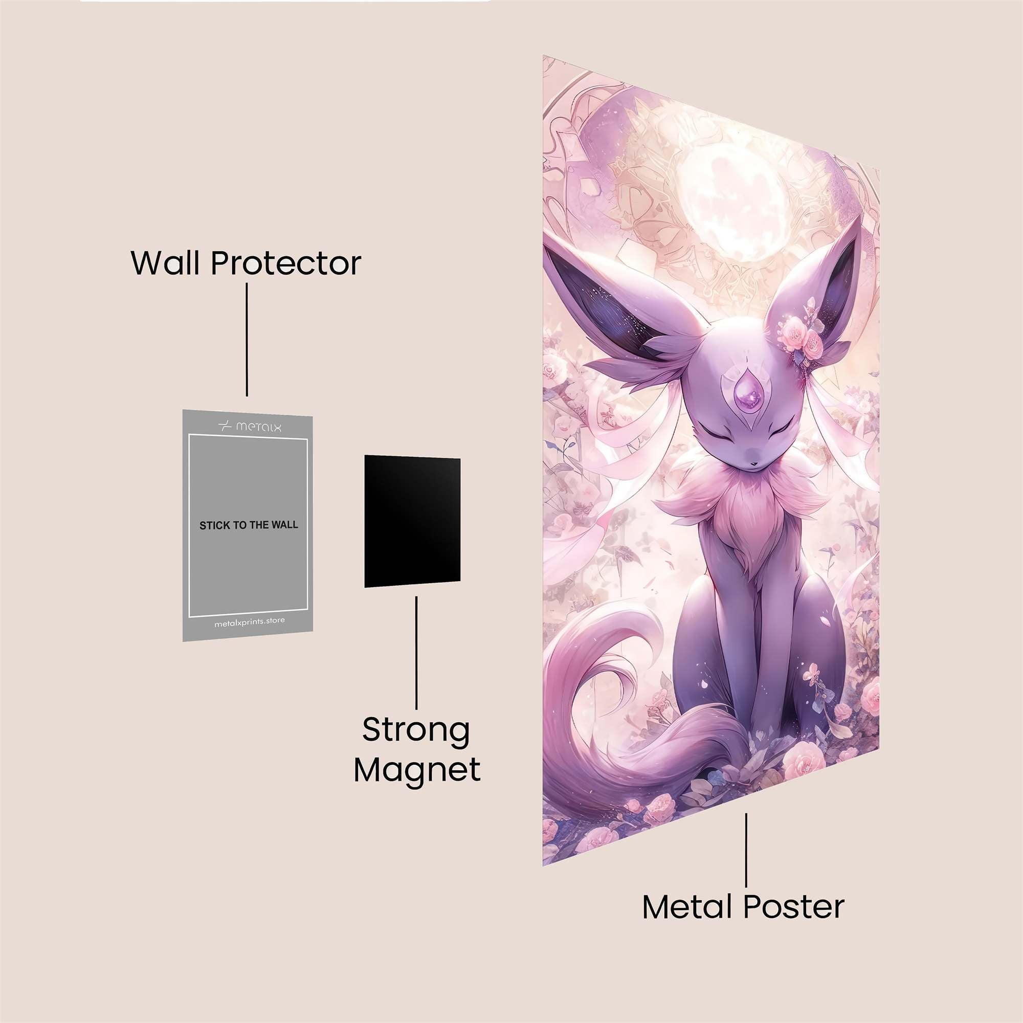 Espeon Serenity Safe Wall Magnetic / M
