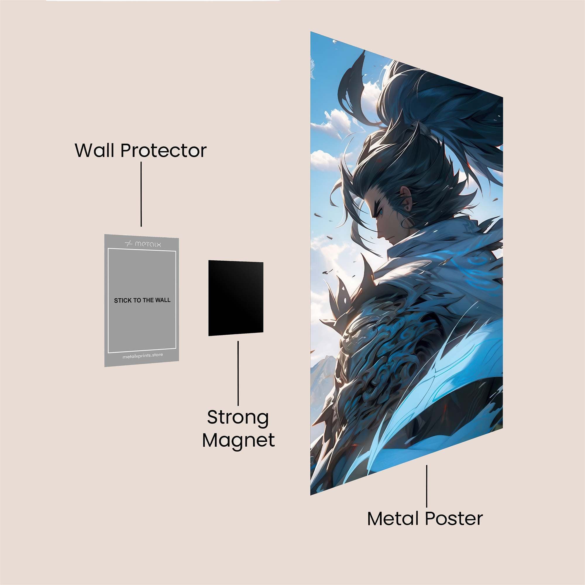 Samurai Serenity Safe Wall Magnetic / M