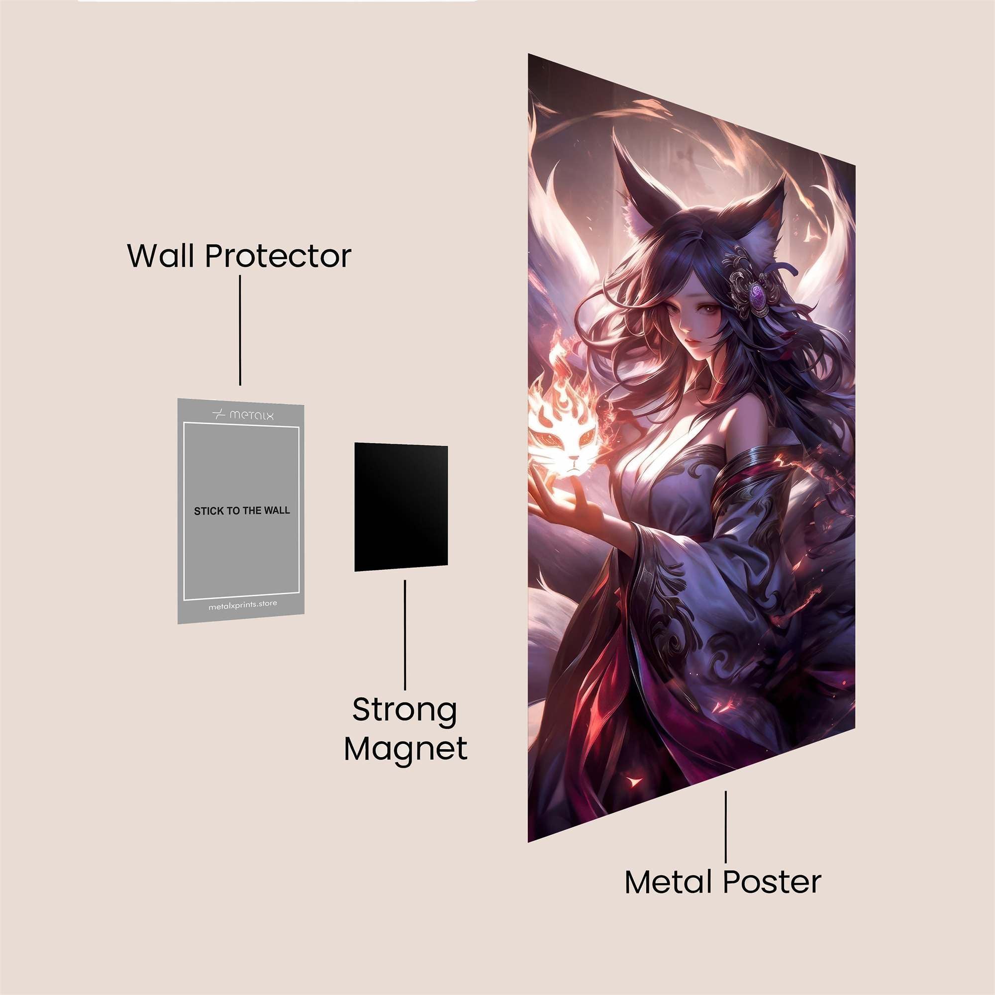 Kitsune Enigma Safe Wall Magnetic / M