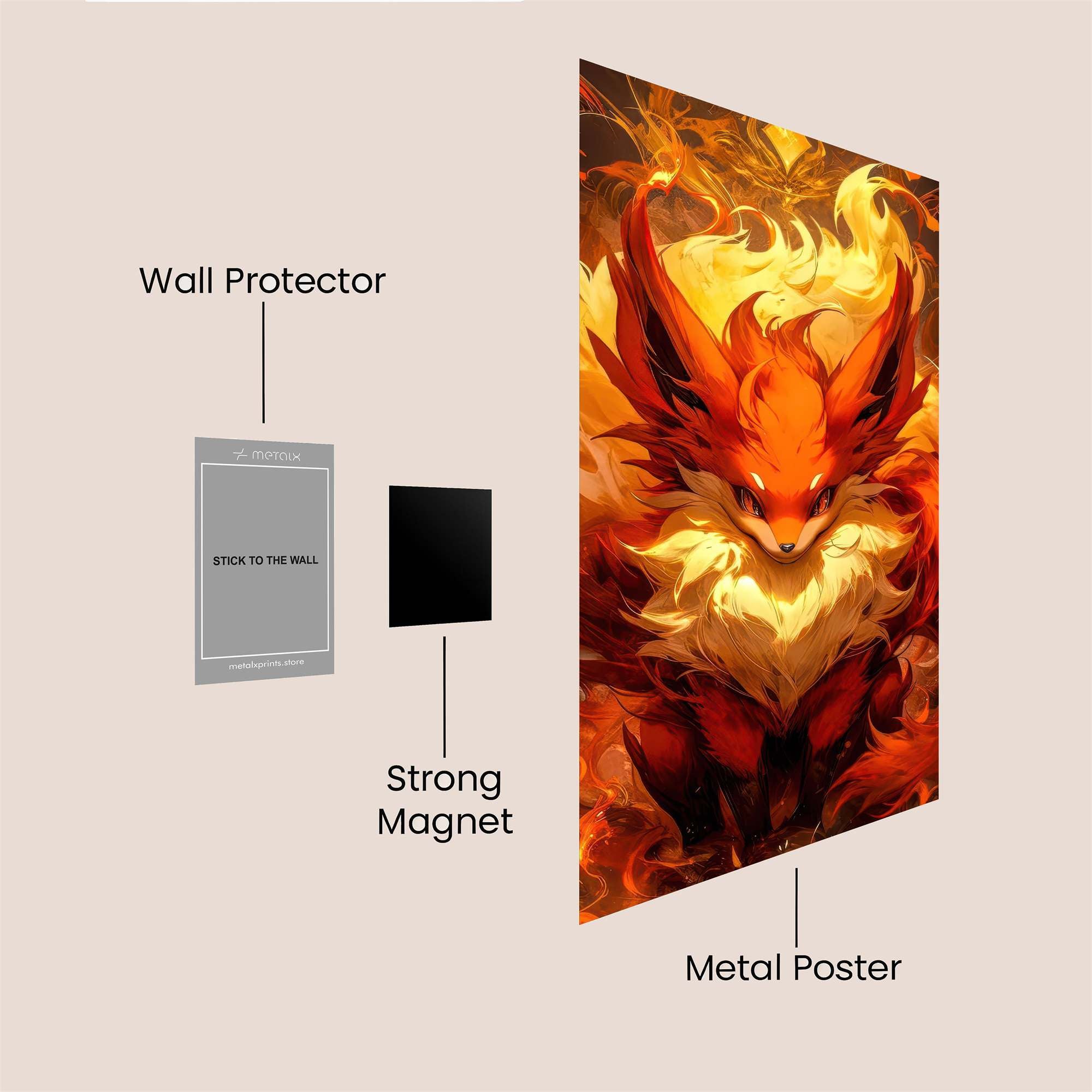 FlareFox Safe Wall Magnetic / M