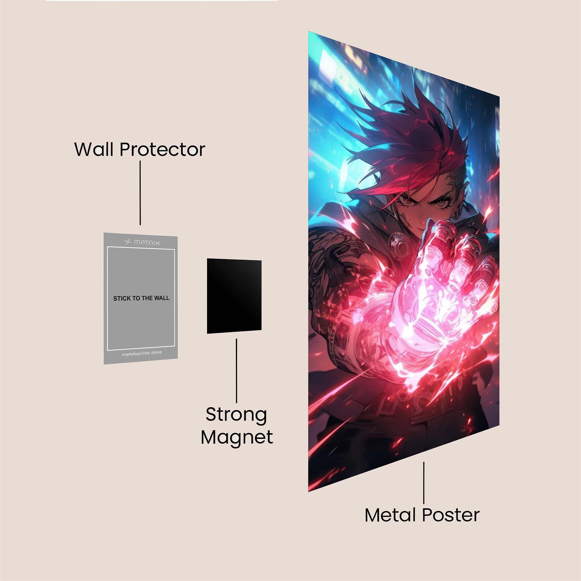 Pyro Surge Safe Wall Magnetic / M