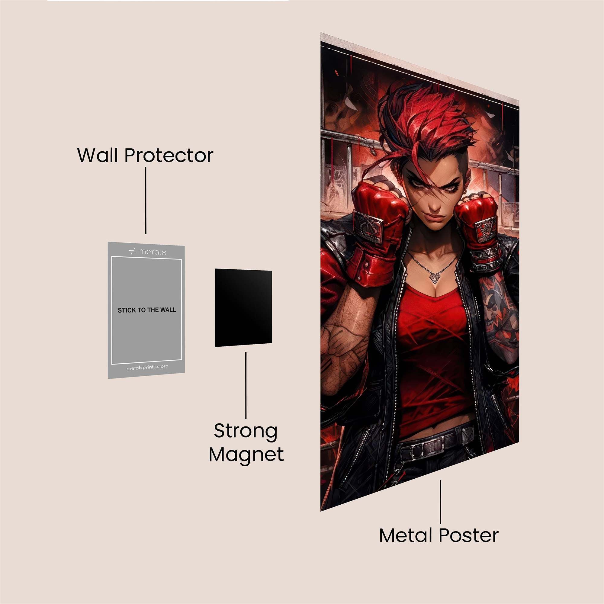 Rebel Rage Safe Wall Magnetic / M