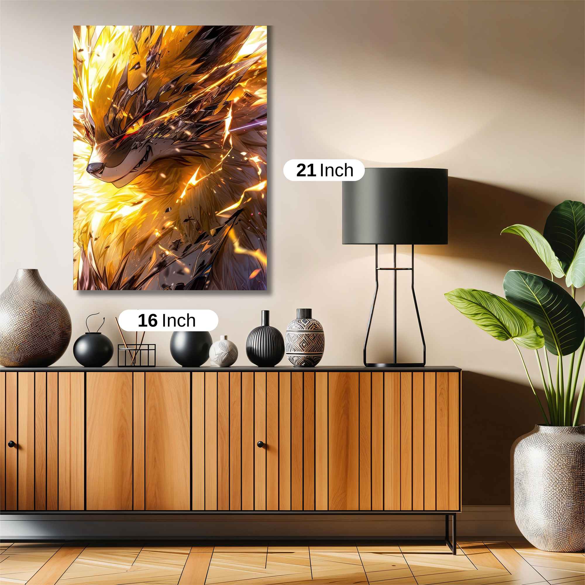 Ninetales Radiant Safe Wall Magnetic / M