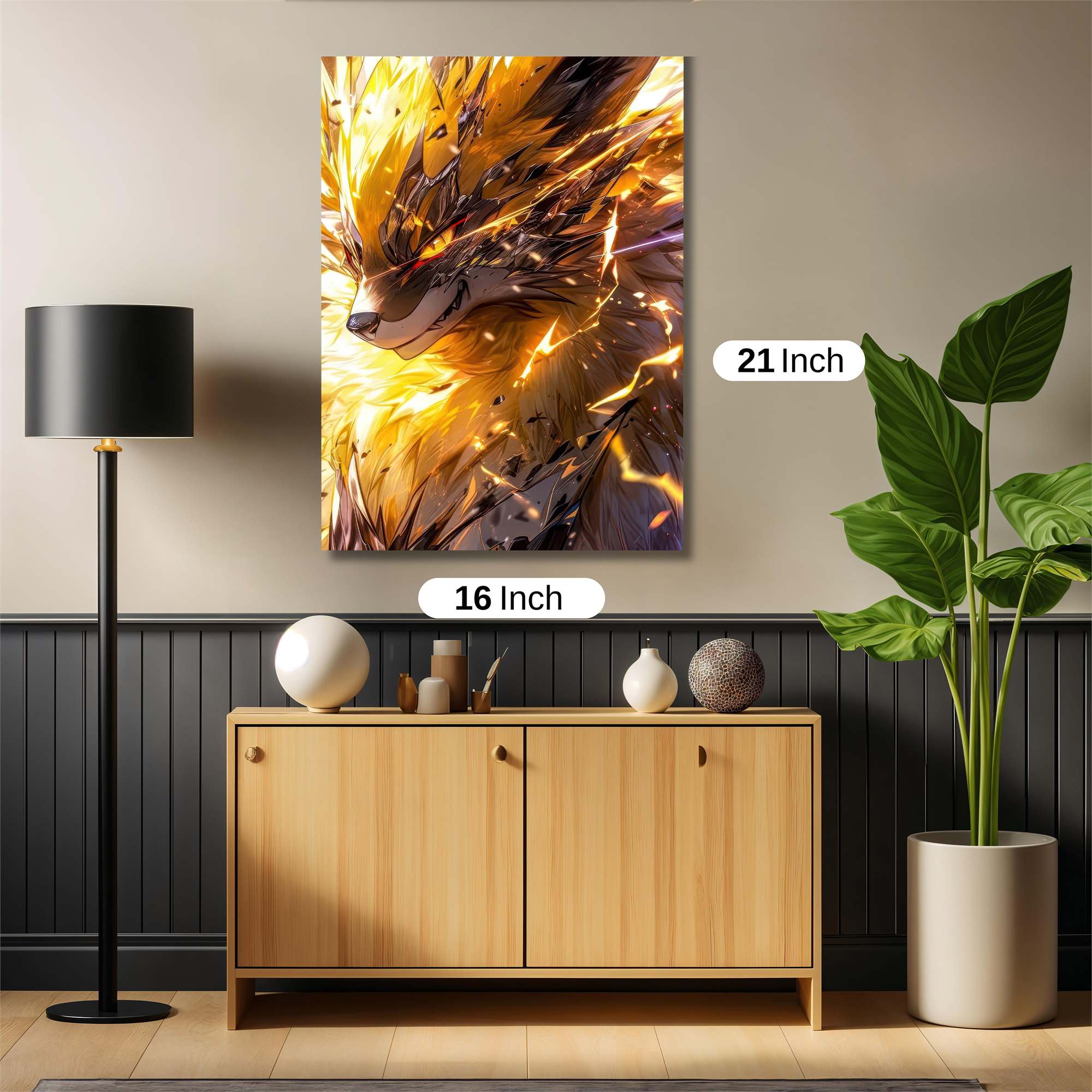 Ninetales Radiant Safe Wall Magnetic / M